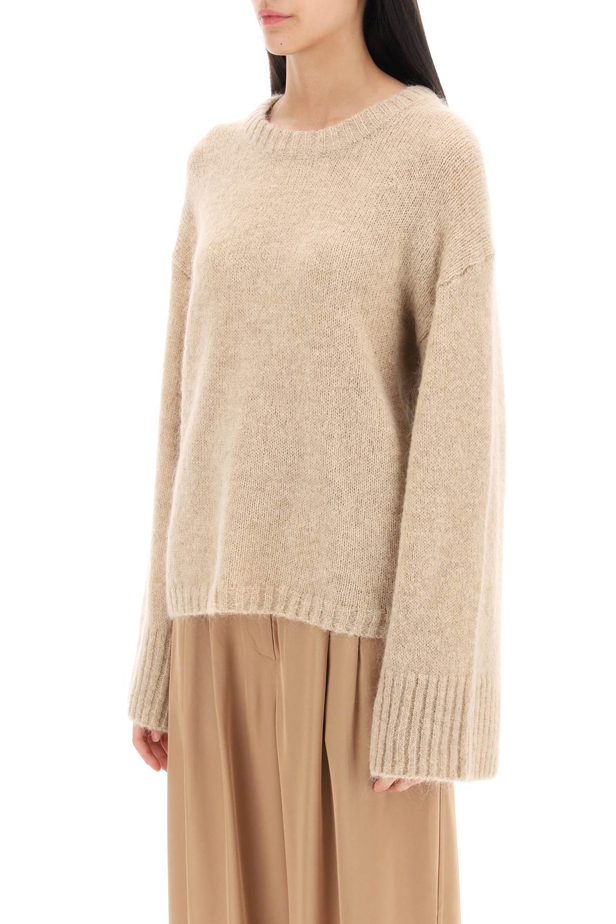 By Malene Birger 'Cierra' Wool & Mohair Sweater - Cozy Winter Knitwear for Women | Perfect for Casual Outings & Holiday Gatherings
