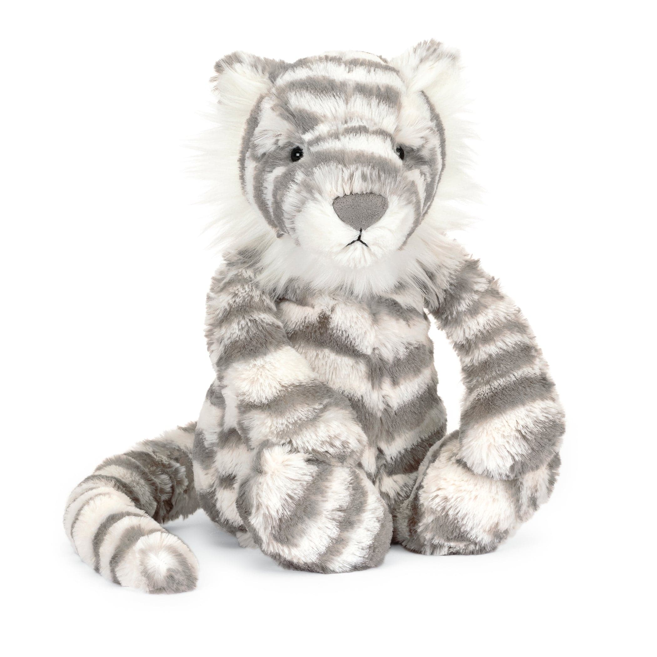 Adorable Snow Tiger Plush Toy - Soft & Cuddly Stuffed Animal for Kids, Perfect Gift for Christmas & Birthday - Great for Nursery Decor, Bedtime Comfort & Collectors