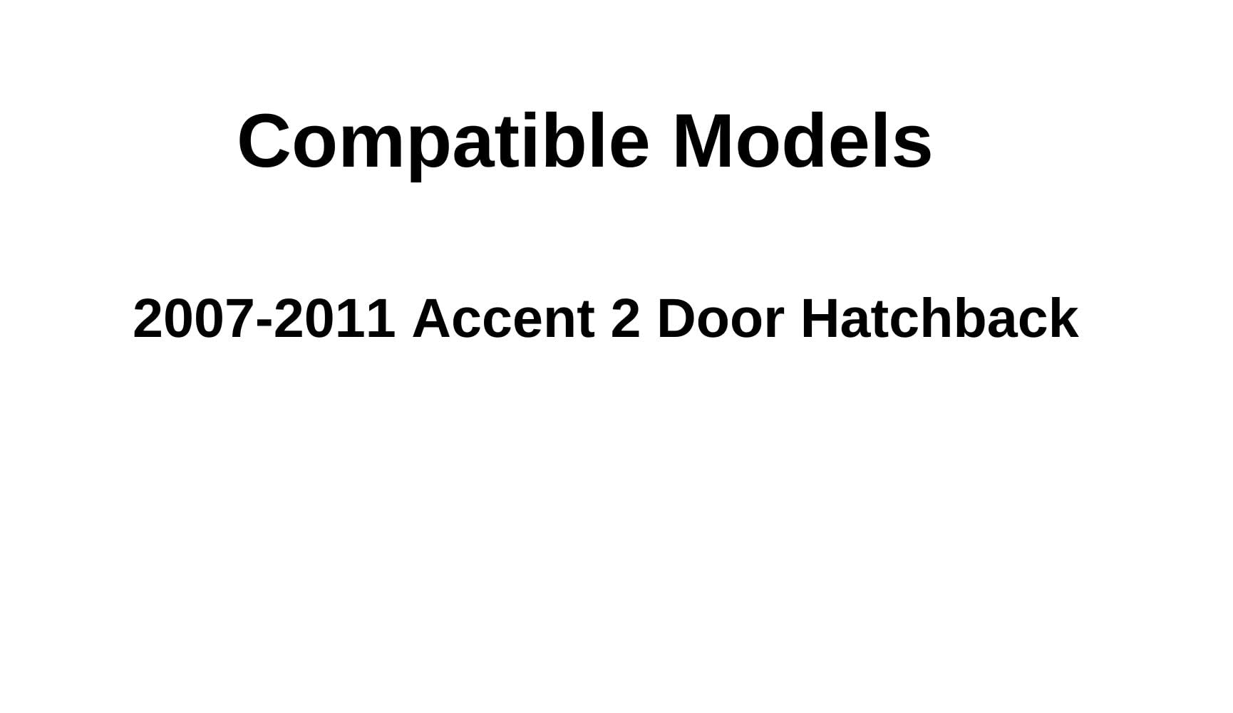 Replacement Left Side Driver Door Window Glass for Hyundai Accent 2-Door Hatchback 2007-2011 Models - Perfect Fit & Easy Installation for Car Window Repair