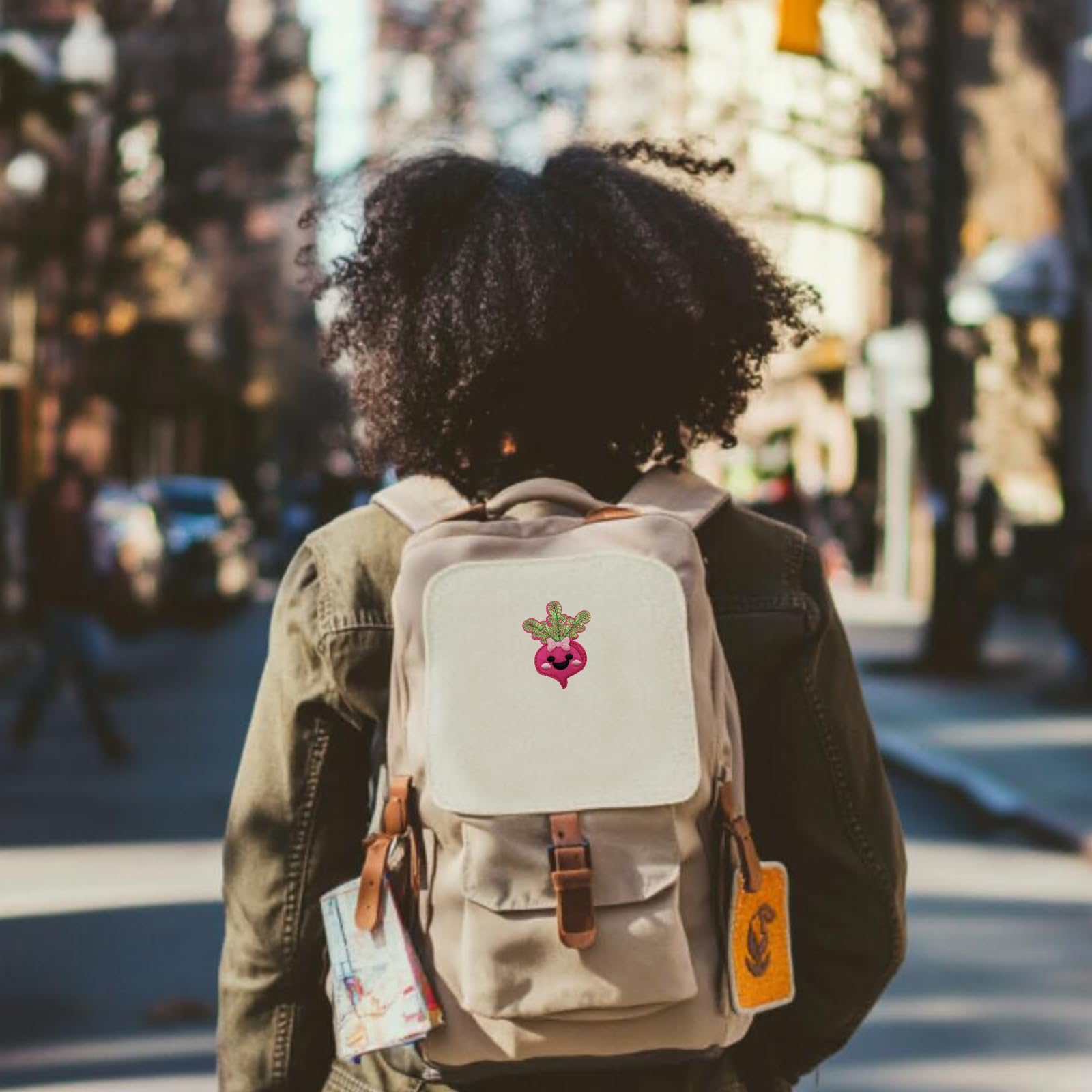 DIY Iron On Embroidered Vegetable Patch for Clothes, Jackets, Backpacks - Fun & Unique Customization for Kids, Teens & Adults