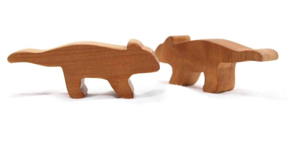 Handmade Wooden Red Panda Toy - Eco-Friendly & Safe for Kids | Perfect for Playtime, Nursery Decor & Gifts