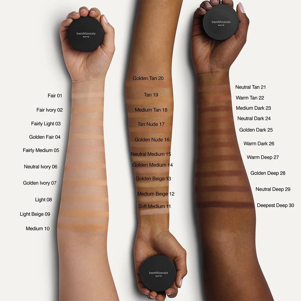 bareMinerals Original Loose Powder Foundation SPF 15 - Lightweight Mineral Makeup with Buildable Coverage | Talc-Free & Vegan | Perfect for Daily Wear & Sensitive Skin