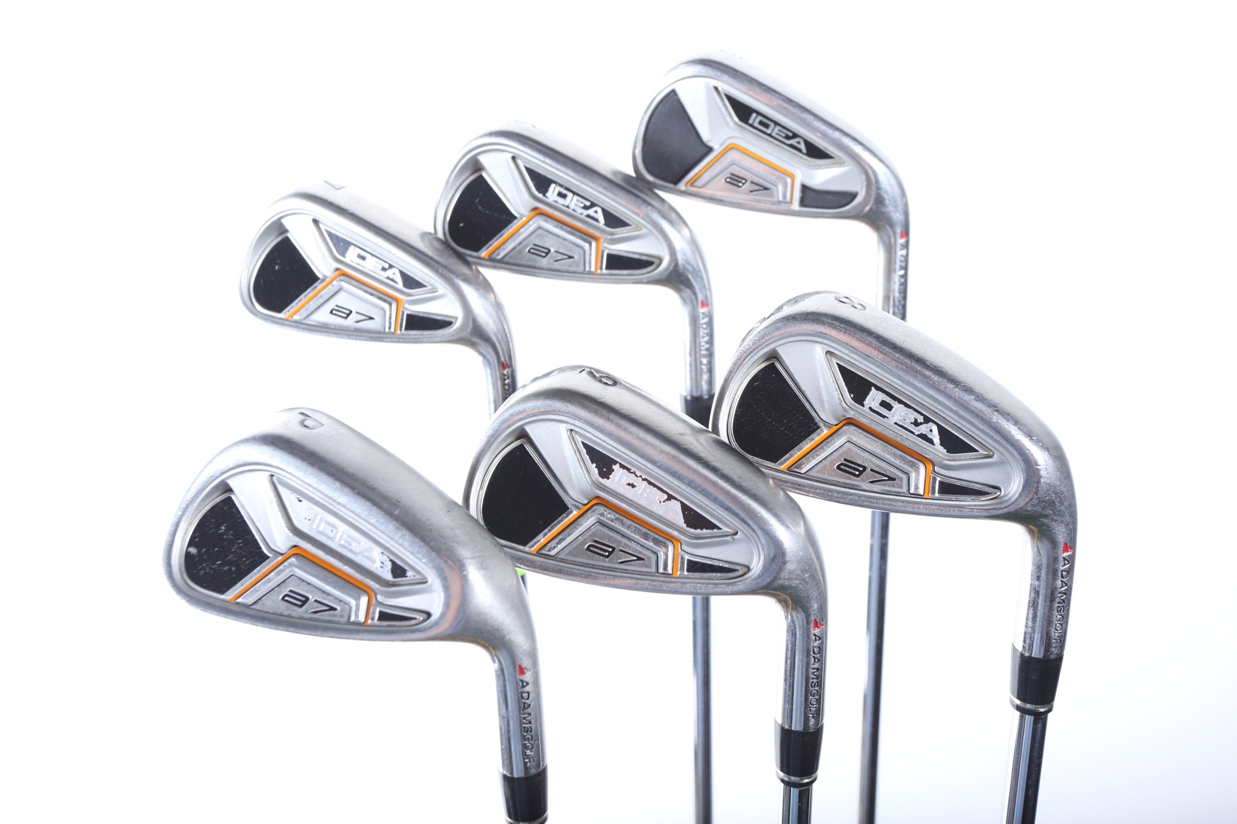 Adams Idea a7 Iron Set Right Handed 5-PW Regular Flex Golf Clubs for Men - Perfect for Mid-Handicap Golfers on the Course