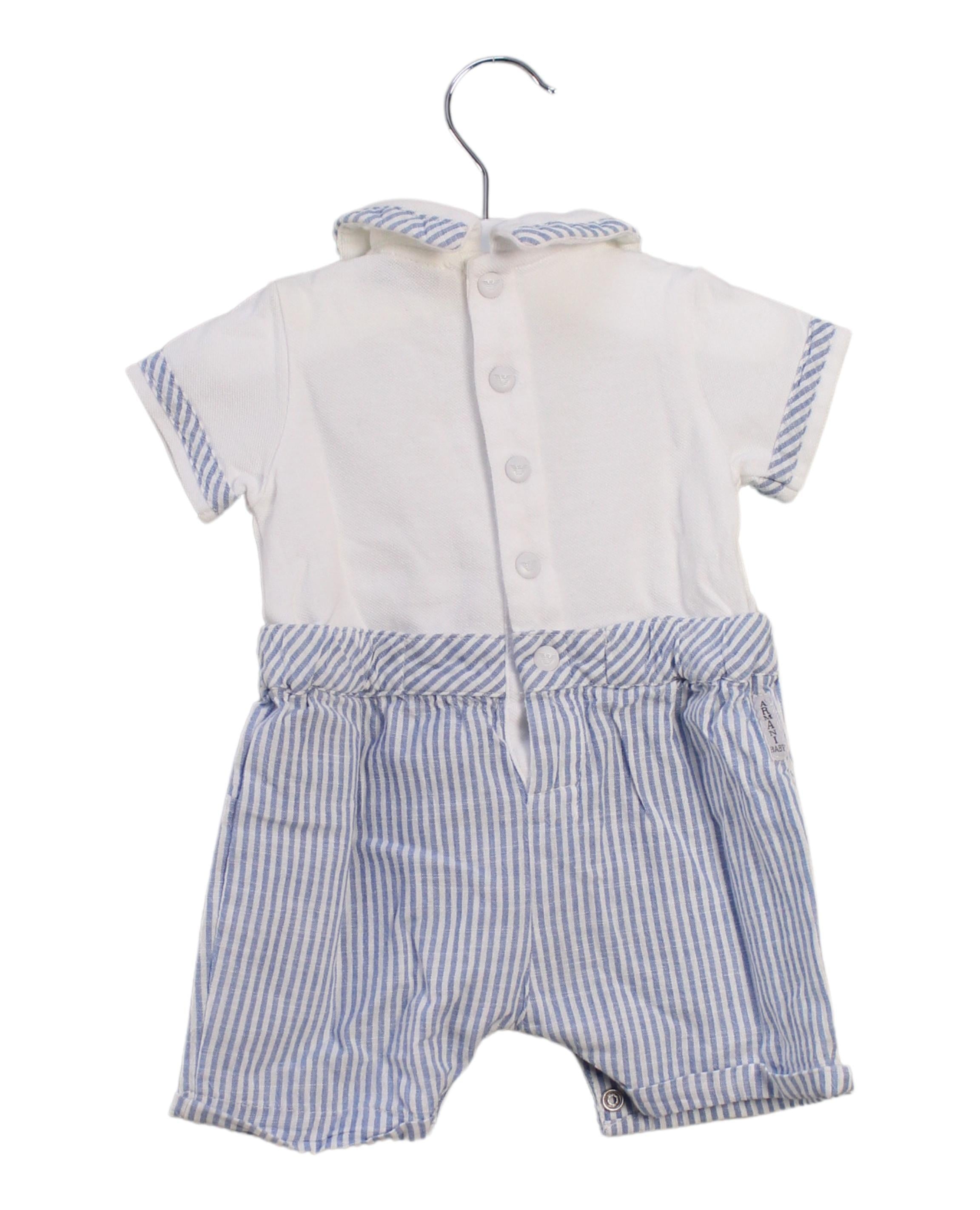 Armani Baby Romper for Newborns 0-3 Months - Soft Cotton Onesie for Boys & Girls - Perfect for Casual Outings, Family Photos & Everyday Comfort
