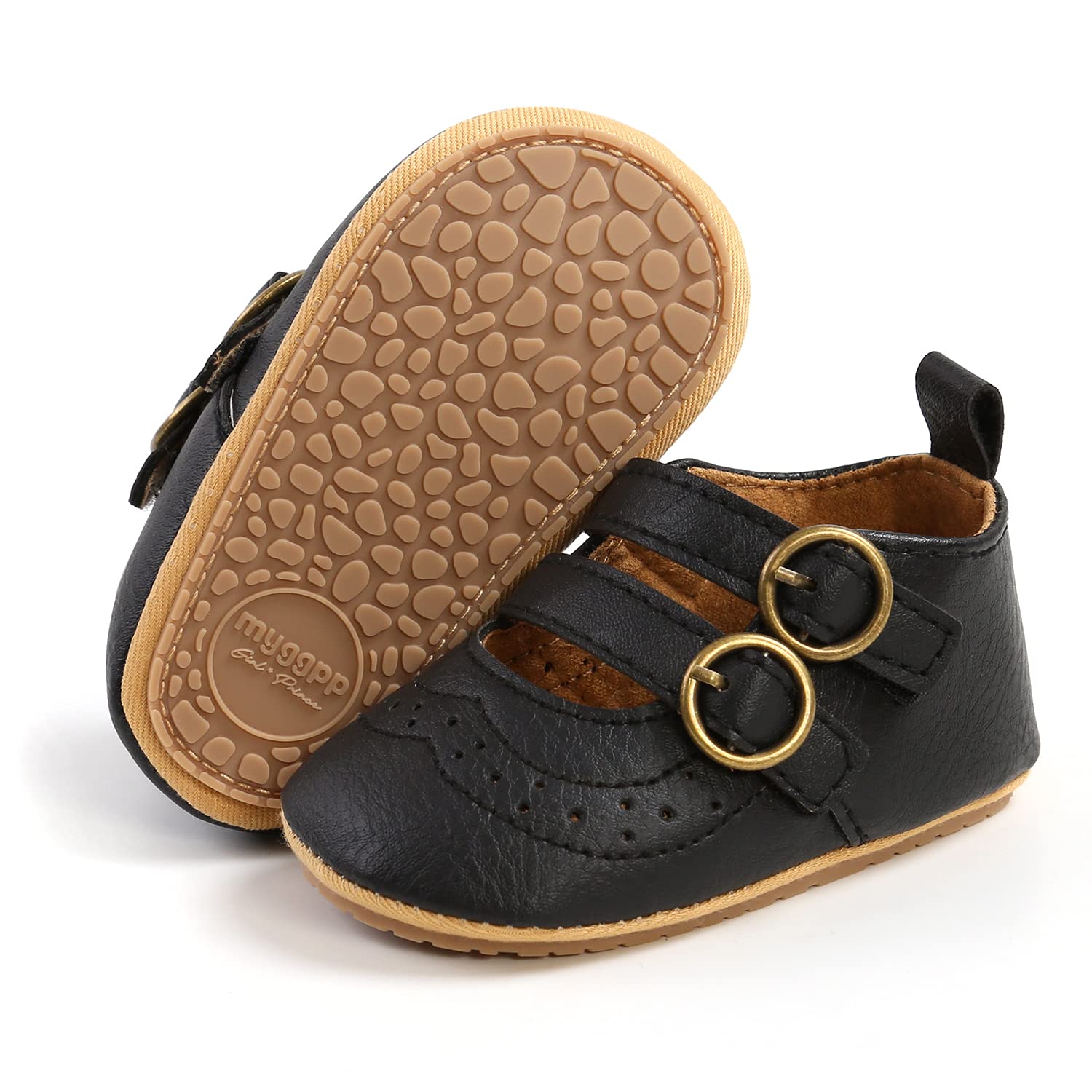Premium Baby Girl Walking Shoes - Soft Sole Mary Jane Princess Shoes for Infants & Toddlers | First Steps, Weddings, Special Occasions & Everyday Wear