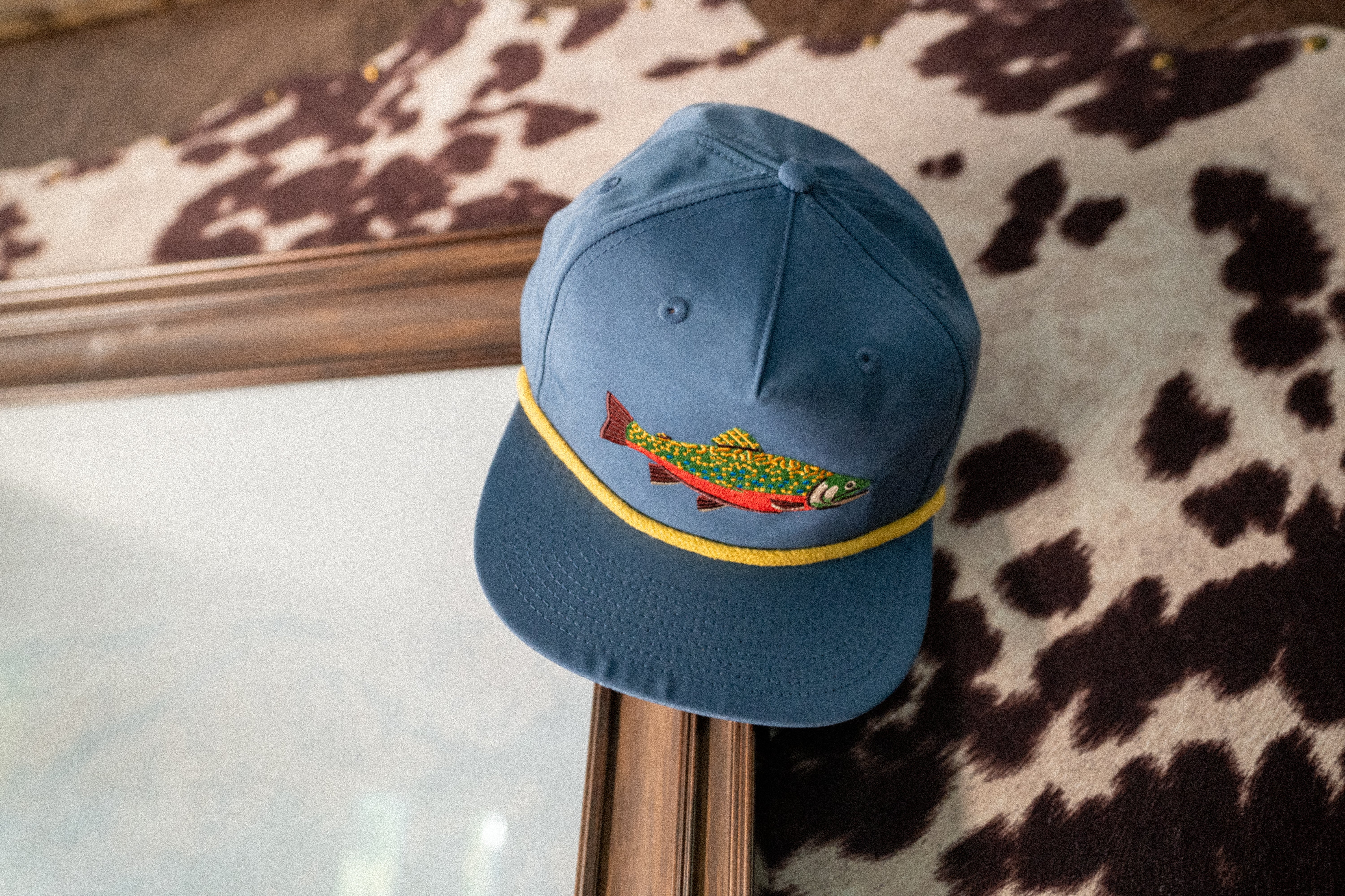 Brook Trout Native Trout Hat - Premium Quality Fishing Hat for Outdoor Enthusiasts - Perfect for Fly Fishing, Camping, and Hiking Adventures