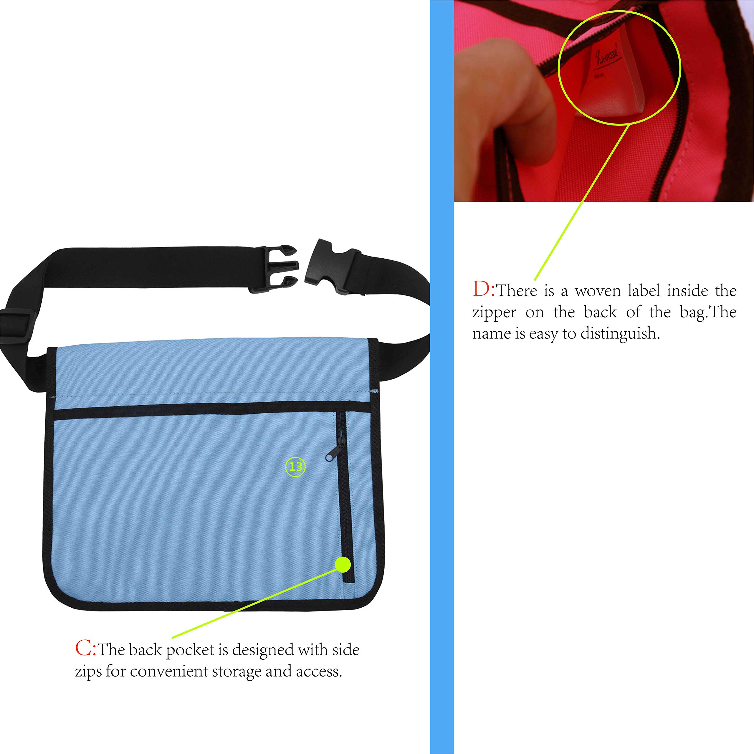Multifunctional Nurse Storage Bag - Medical Kit Waist Pouch for Nurses & Healthcare Professionals (Sky Blue) | Perfect for Hospitals, Clinics & Emergency Medical Supplies Organization