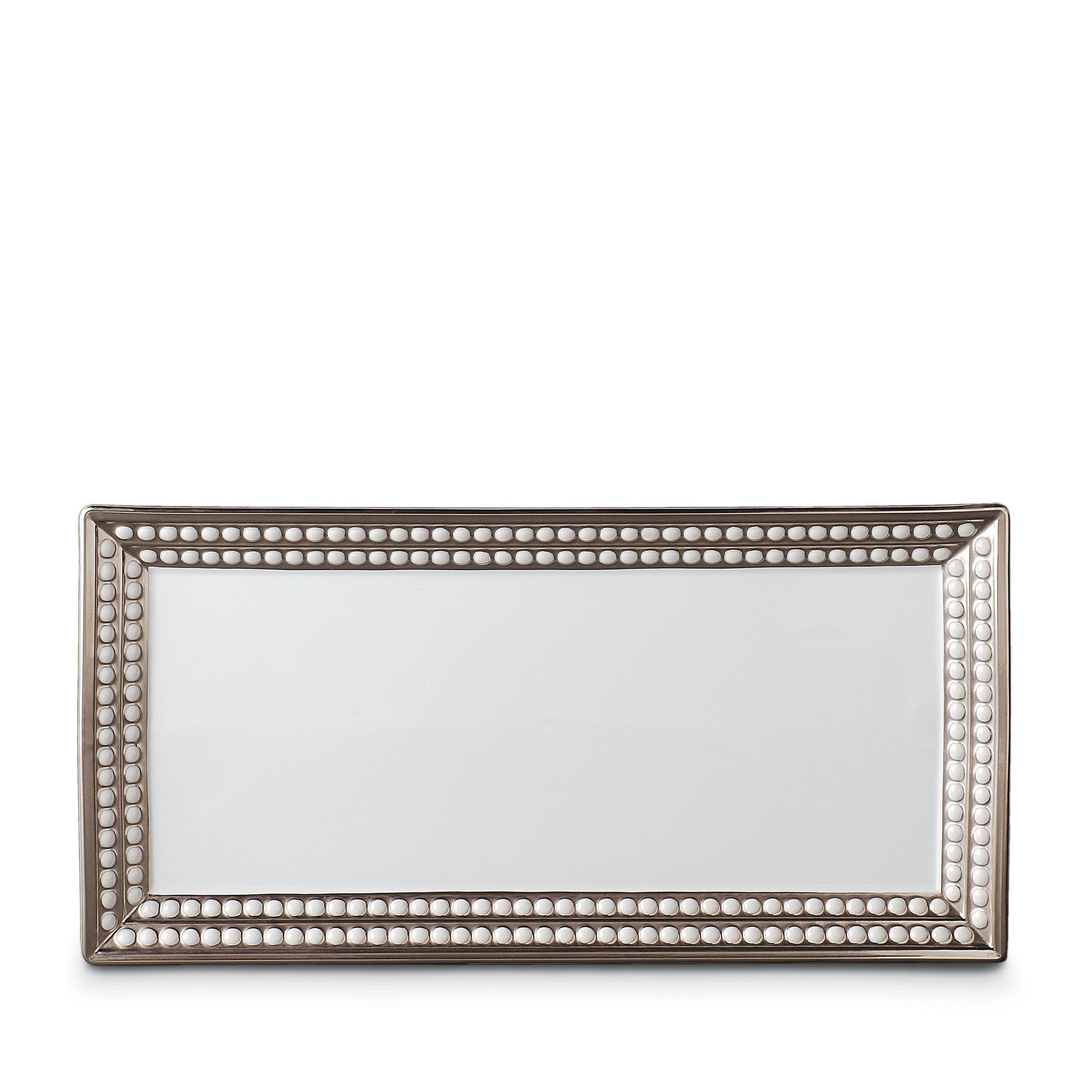 Perlée Rectangular Platter - Elegant Serving Tray for Entertaining, Dining & Home Decor | Perfect for Parties, Weddings & Holiday Gatherings