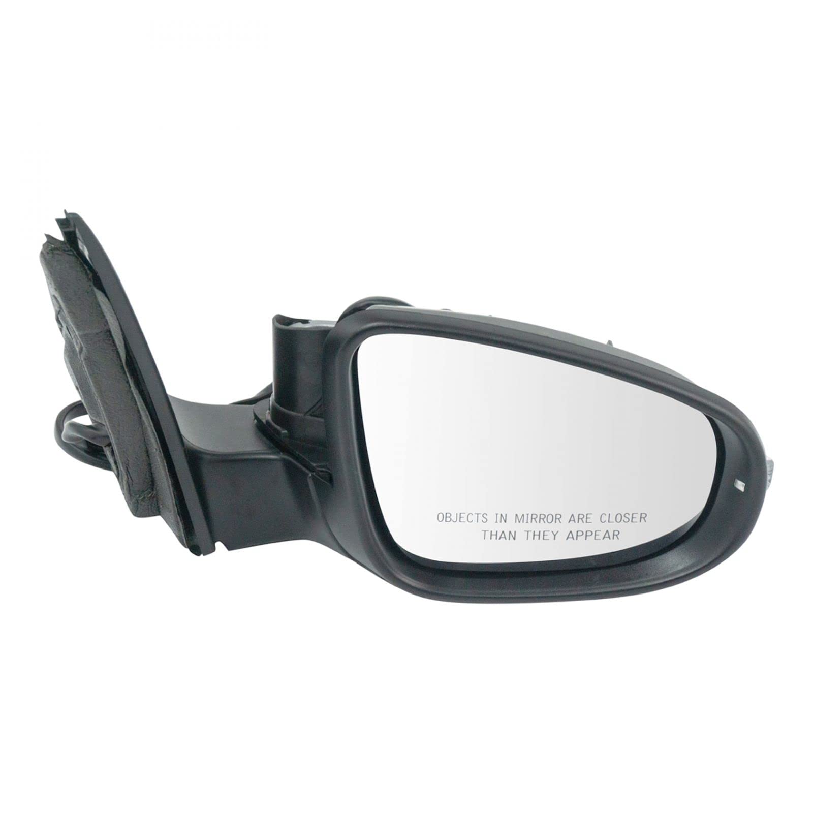 Power Folding Heated Signal Memory Puddle Mirror - Right Side (RH) Compatible with 2010-2014 Volkswagen Golf - Perfect for Winter Driving & Enhanced Safety