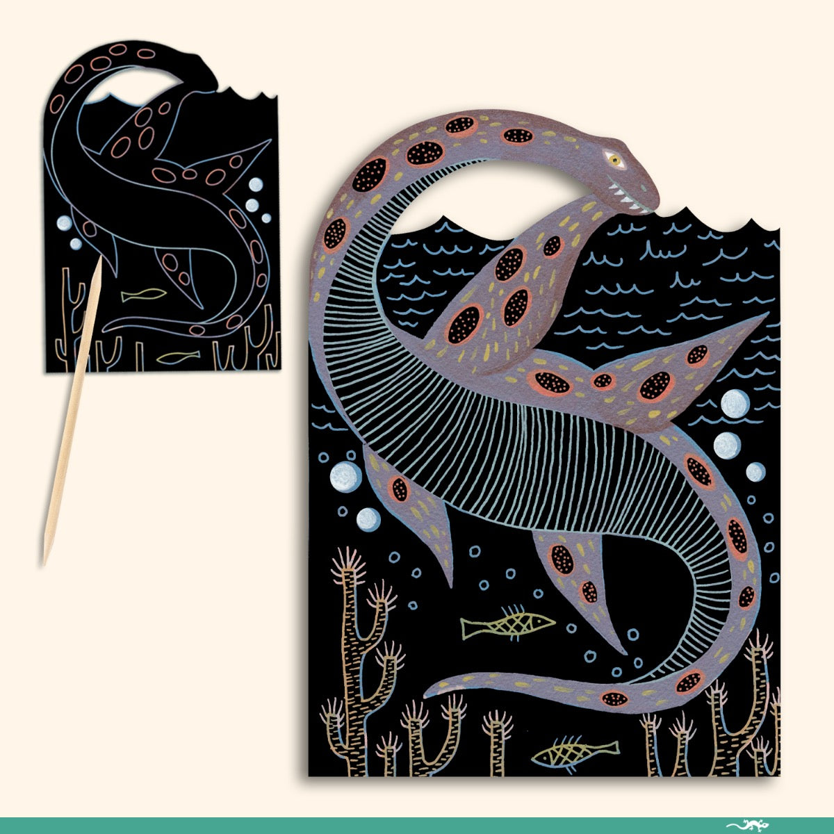 Djeco Multi Activity Kits - The World of Dinosaurs Creative Arts & Crafts Set for Kids | STEM Learning Toys | Dinosaur Themed Painting & Coloring Activities | Perfect for Birthday Gifts & Classroom Projects