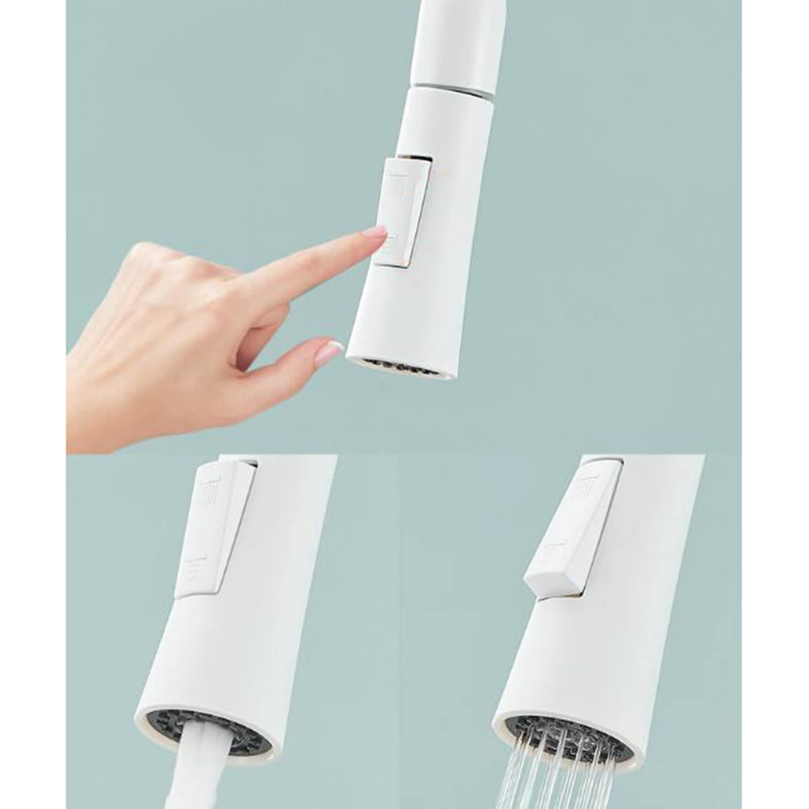 Brass Single Hole Kitchen Faucet with Pull-Out Spray - Perfect for Modern Kitchens