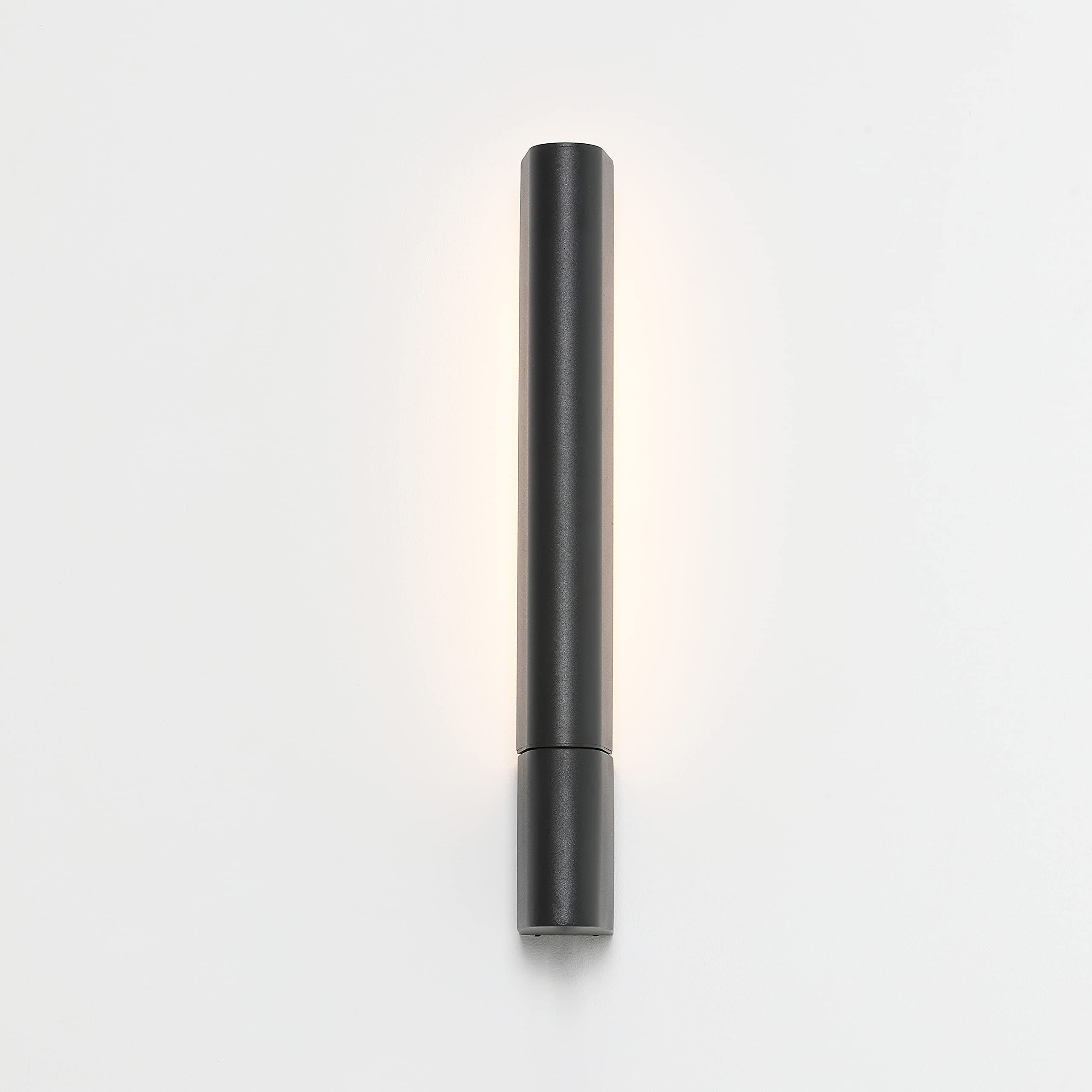 Modern LED Wall Sconce Light Fixture - 3000K Warm White, 620 Lumens, Black Finish - Perfect for Bedroom, Living Room, Hallway & Staircase Lighting