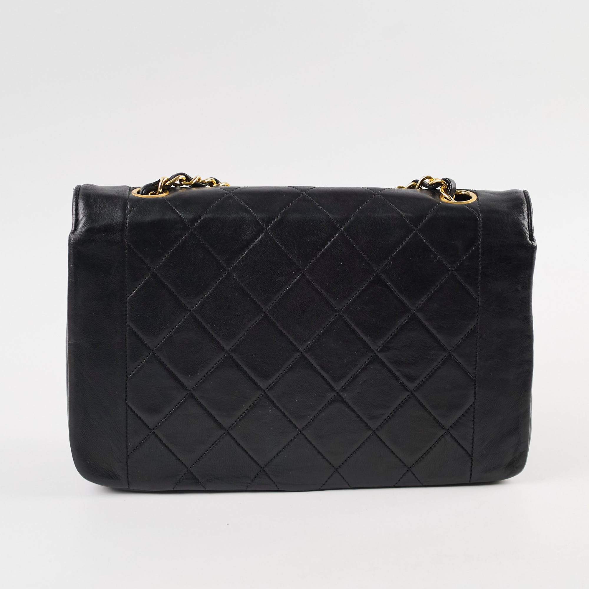 Chanel Medium Diana Bag Black Lambskin - Luxury Designer Handbag for Women | Perfect for Parties, Work & Everyday Use