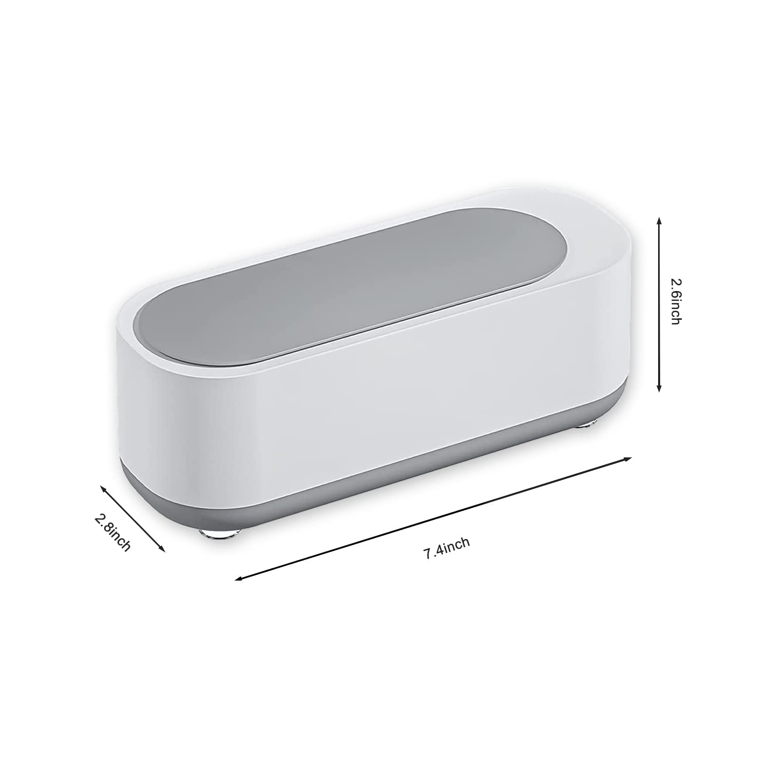 Portable Ultrasonic Jewelry Cleaner 250ML for Jewelry & Watches - Home & Travel Use