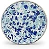 Ocean Swirl Enamelware Tasting Dishes - Set of 6 (4.25 Inch) - Perfect for Appetizers, Tapas, Sushi, and Party Serving