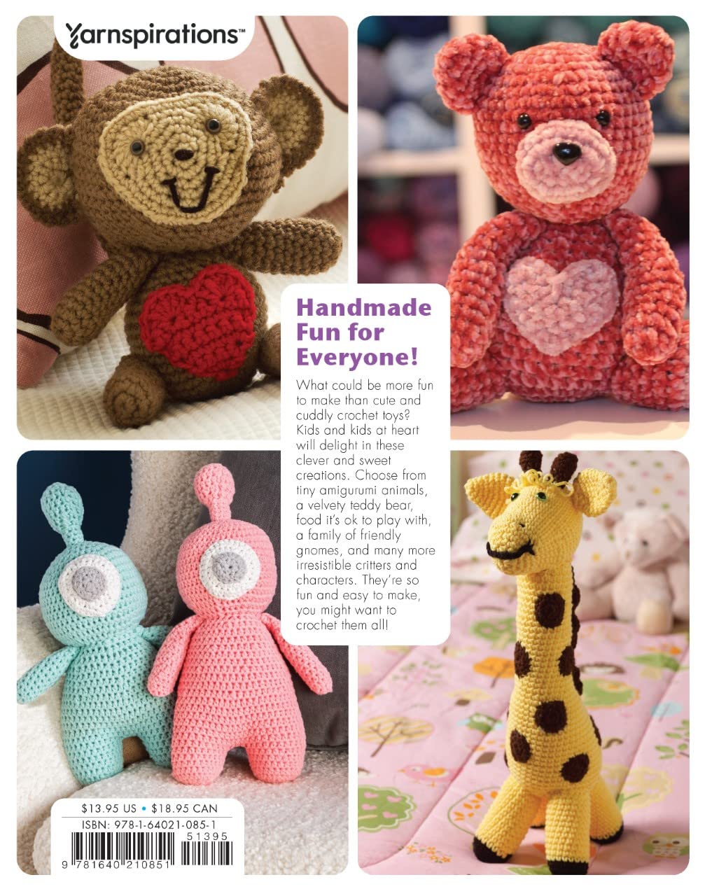 Amigurumi Friends: 20+ Easy Crochet Toy Patterns for Beginners - DIY Handmade Stuffed Animals for Kids, Home Decor & Gift Ideas