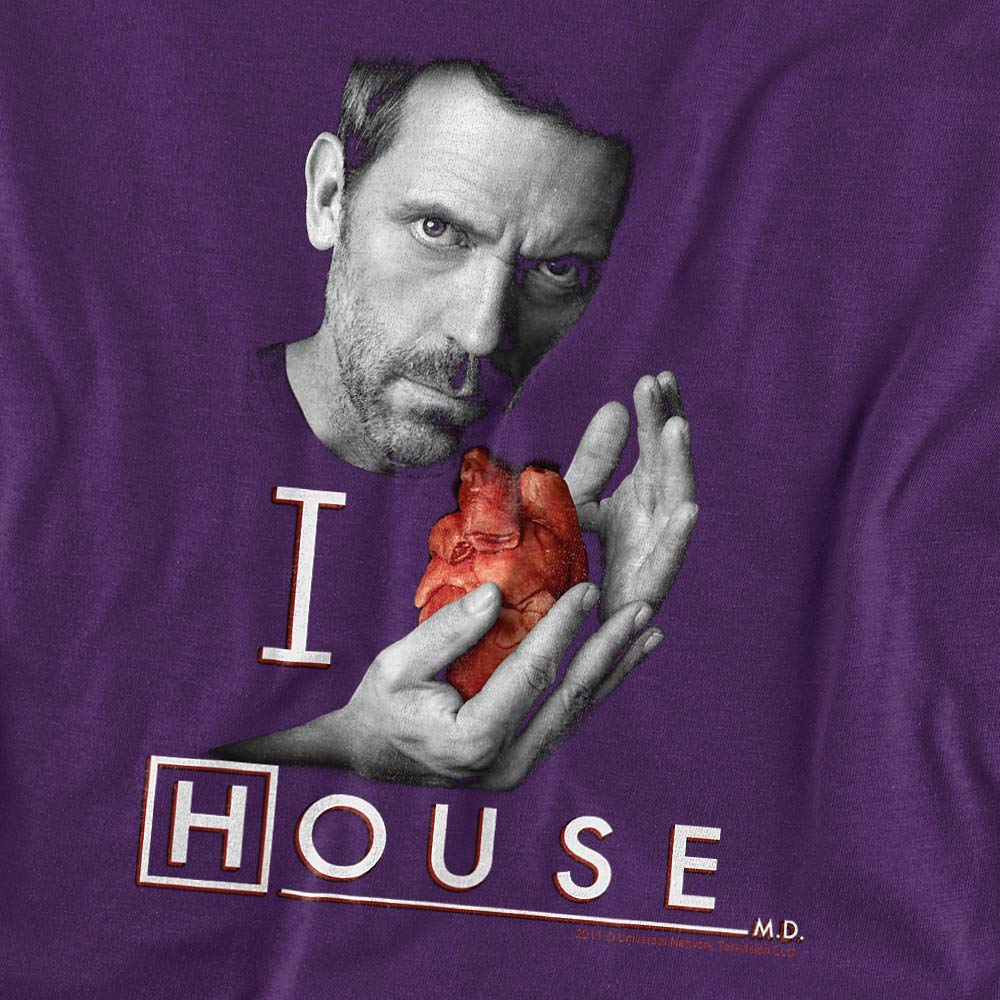 I Heart House Unisex Adult T-Shirt - Comfortable Cotton Tee for Men & Women - Perfect for Casual Wear, Concerts & Fan Merch