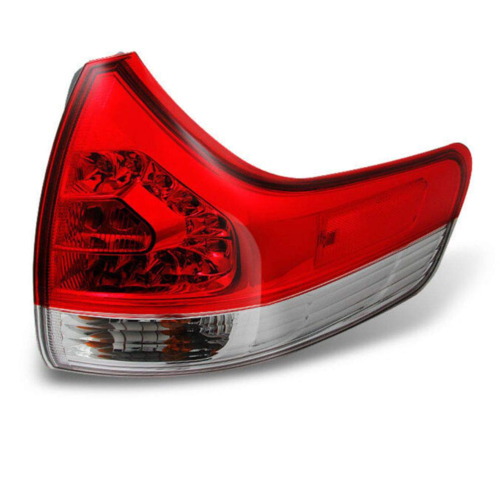 GQDDHDS Red LED Taillight Compatible with 2011-2014 Models - Passenger Right Side Replacement - Enhance Visibility & Style for Night Driving