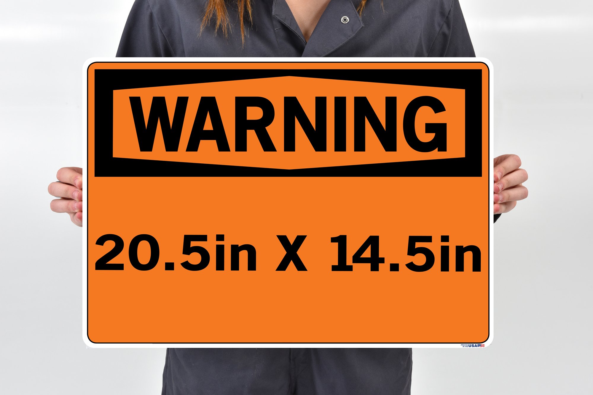 Vestil SI-W-08-E-LB-011-S Hot/Caution Warning Label - Durable Vinyl Safety Sign (20.5