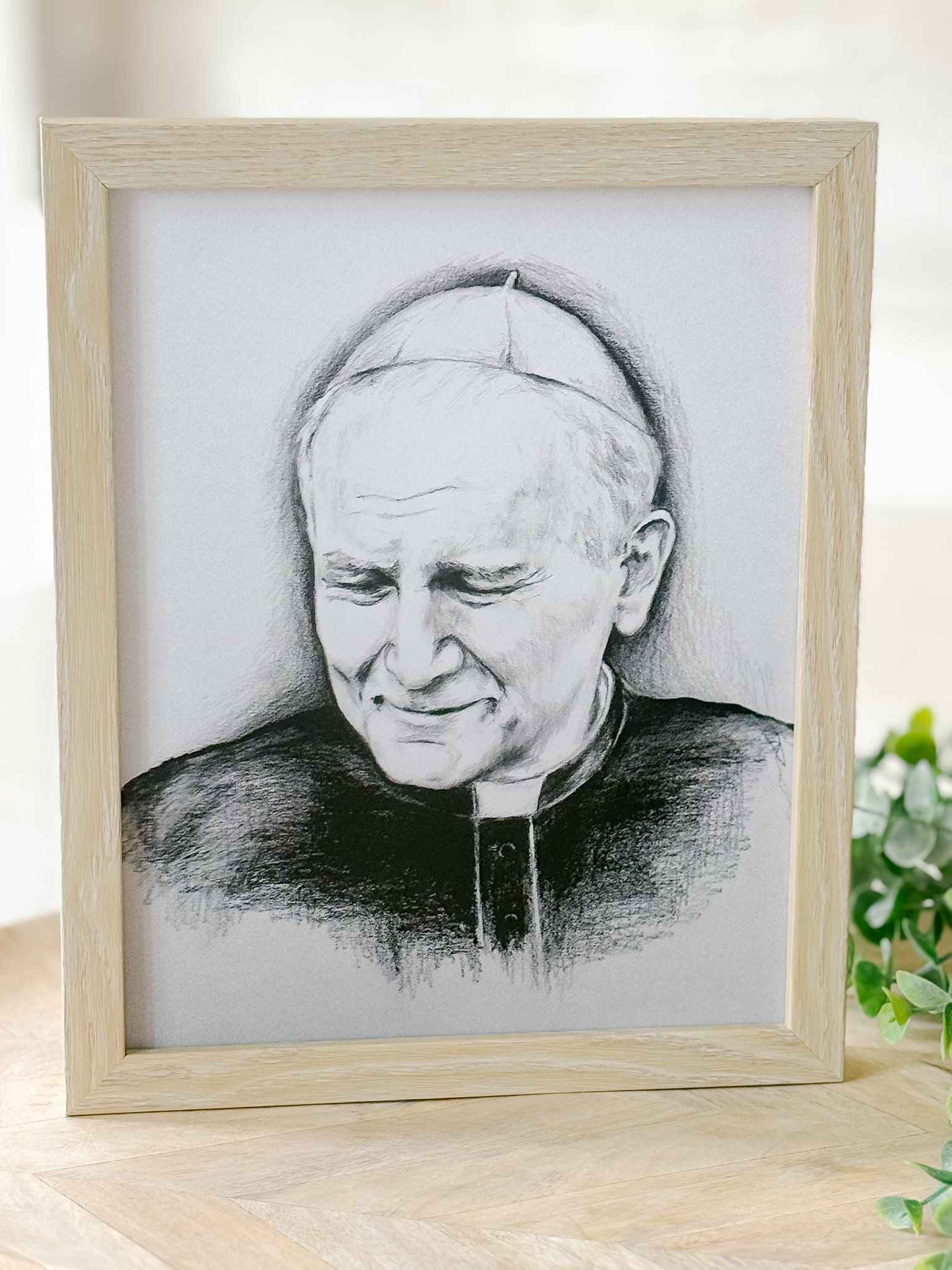 Saint John Paul II Print - Religious Wall Art for Home, Church & Office Decor - Inspirational Catholic Gift