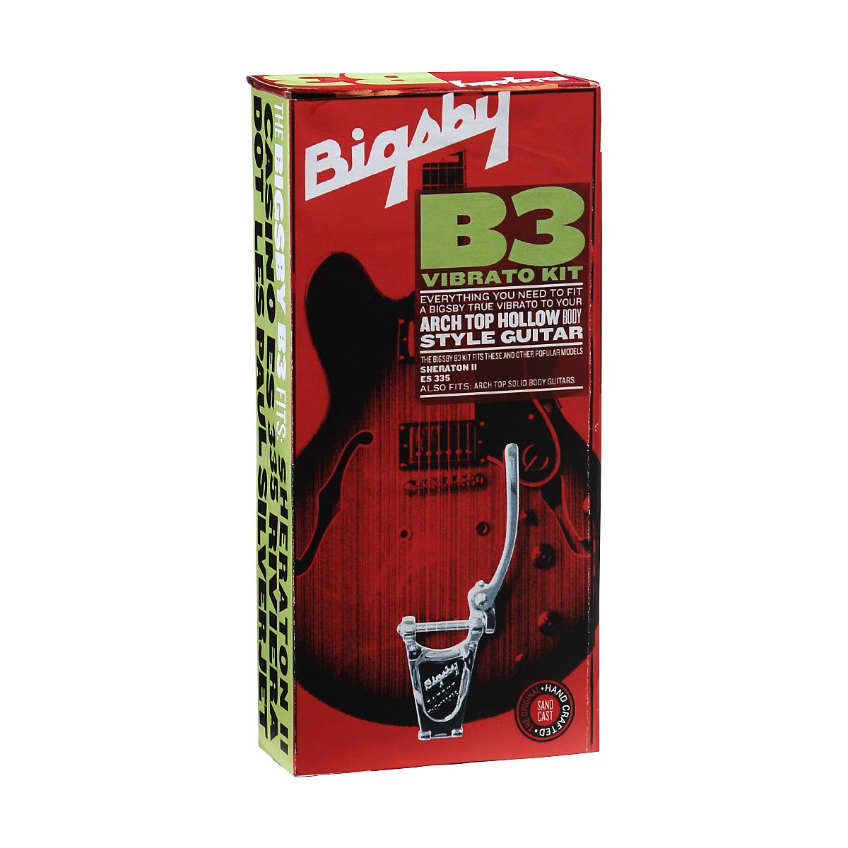 Bigsby B3 Vibrato Tailpiece for Solid Body Arch Top Guitars - Chrome Finish | Perfect for Jazz, Rock & Blues Guitar Upgrades