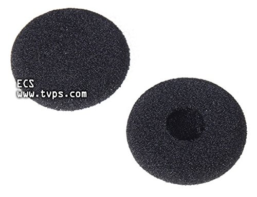 ECS SPEC Transcriber Headset Replacement Ear Cushions (3-Pack) - Comfortable Foam Earpads for Transcription Headsets, Office Work & Call Center Use