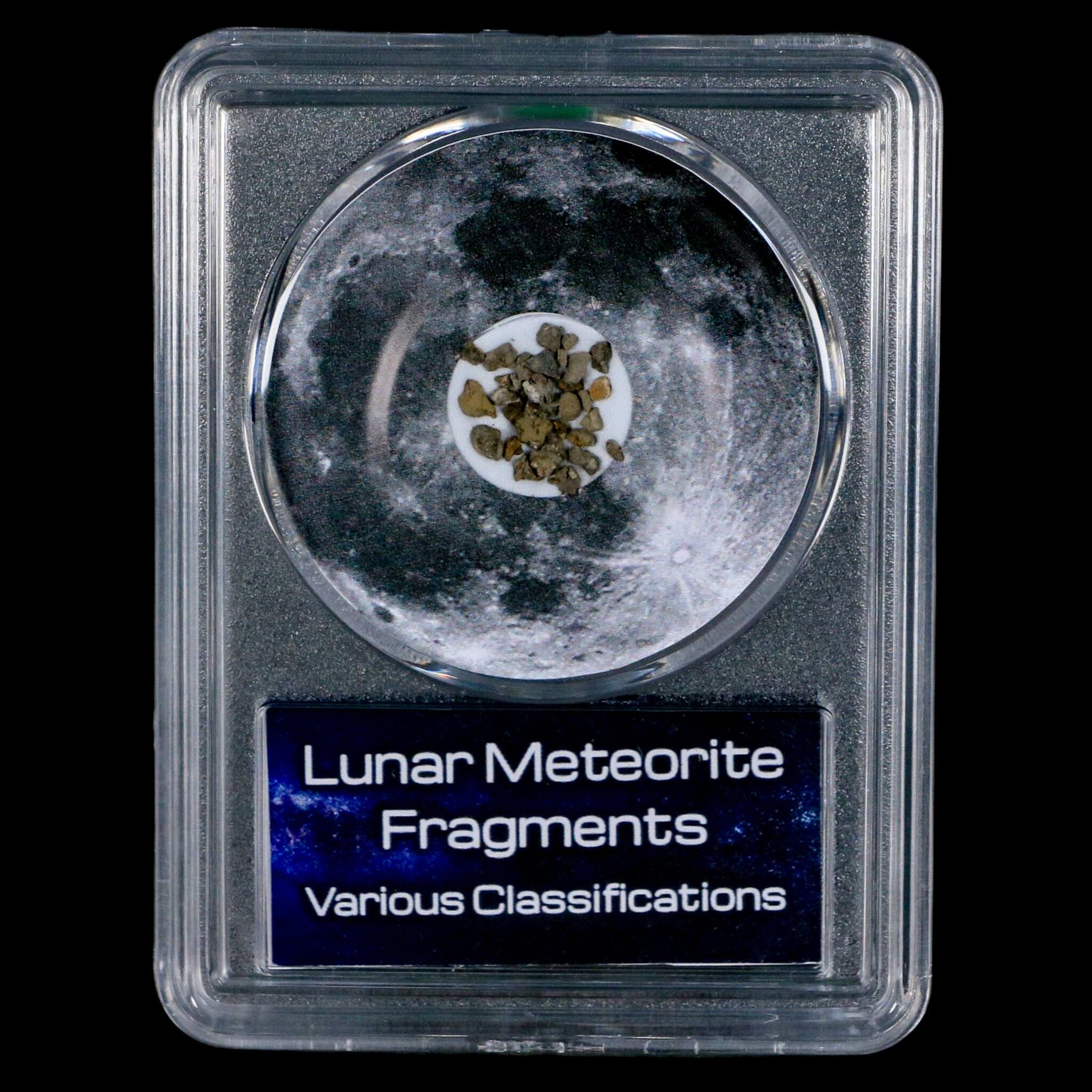 Authentic Moon Rock & Lunar Meteorite Fragments - Certified Outer Space Collectibles with COA - Perfect for Astronomy Enthusiasts & Unique Gift Ideas