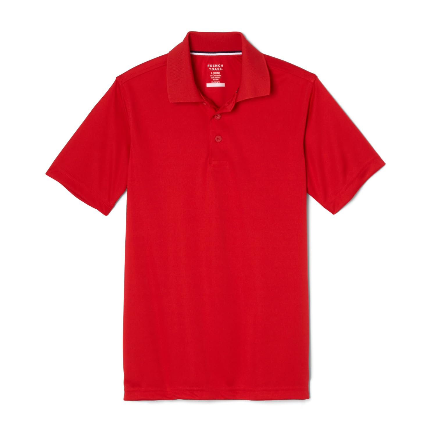 French Toast Men's Moisture-Wicking Performance Sport Polo Shirt - Breathable Quick-Dry Golf & Tennis Polo for Active Lifestyle
