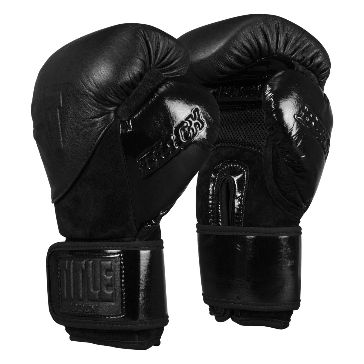 Black Blitz Sparring Boxing Gloves - Premium Training Gloves for MMA, Muay Thai & Kickboxing - Ideal for Gym, Home Workouts & Martial Arts Practice