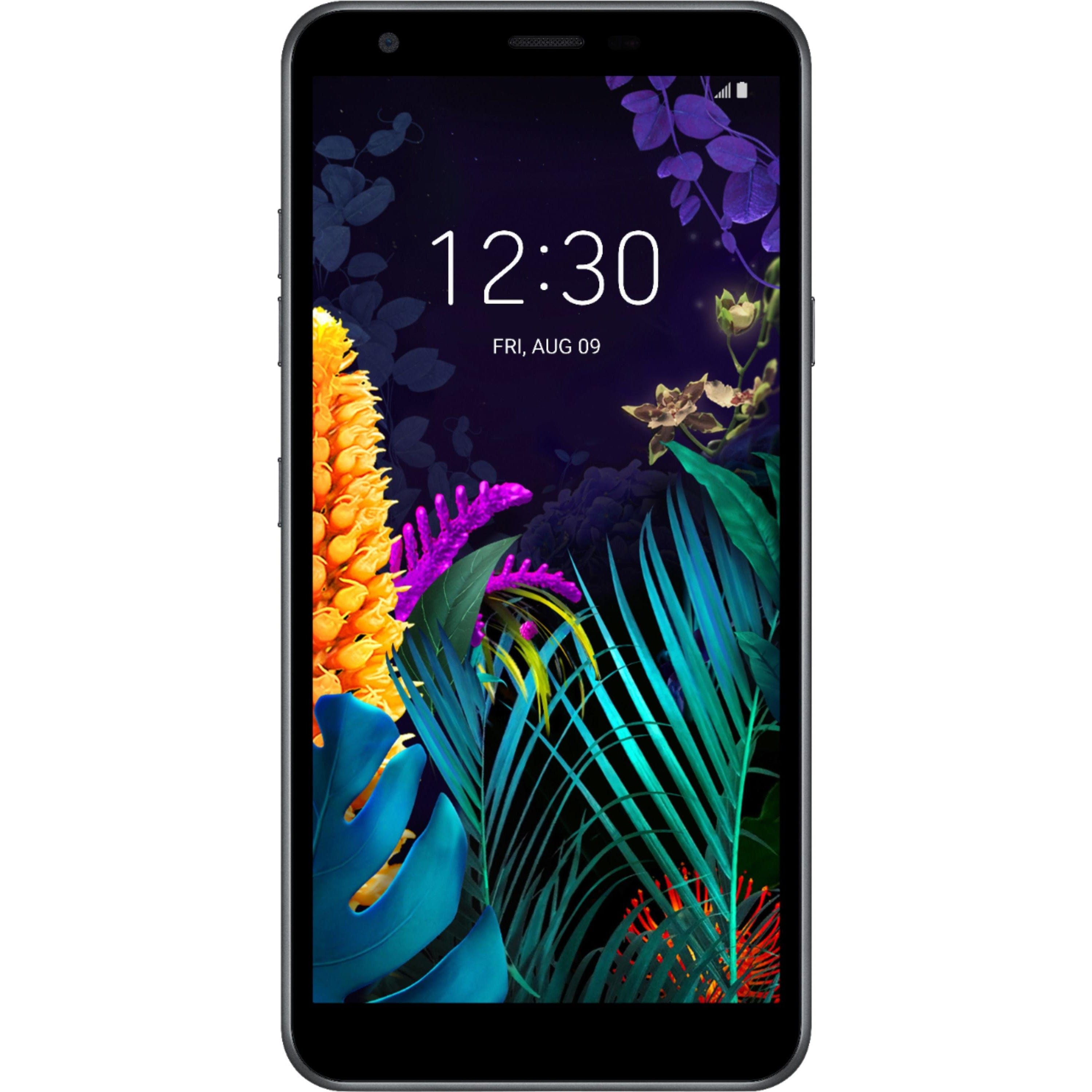 LG K30 X410PM 32GB Smartphone - Black (Boost Mobile) | CDMA & GSM Unlocked | Affordable Prepaid Phone for Work, Travel & Everyday Use