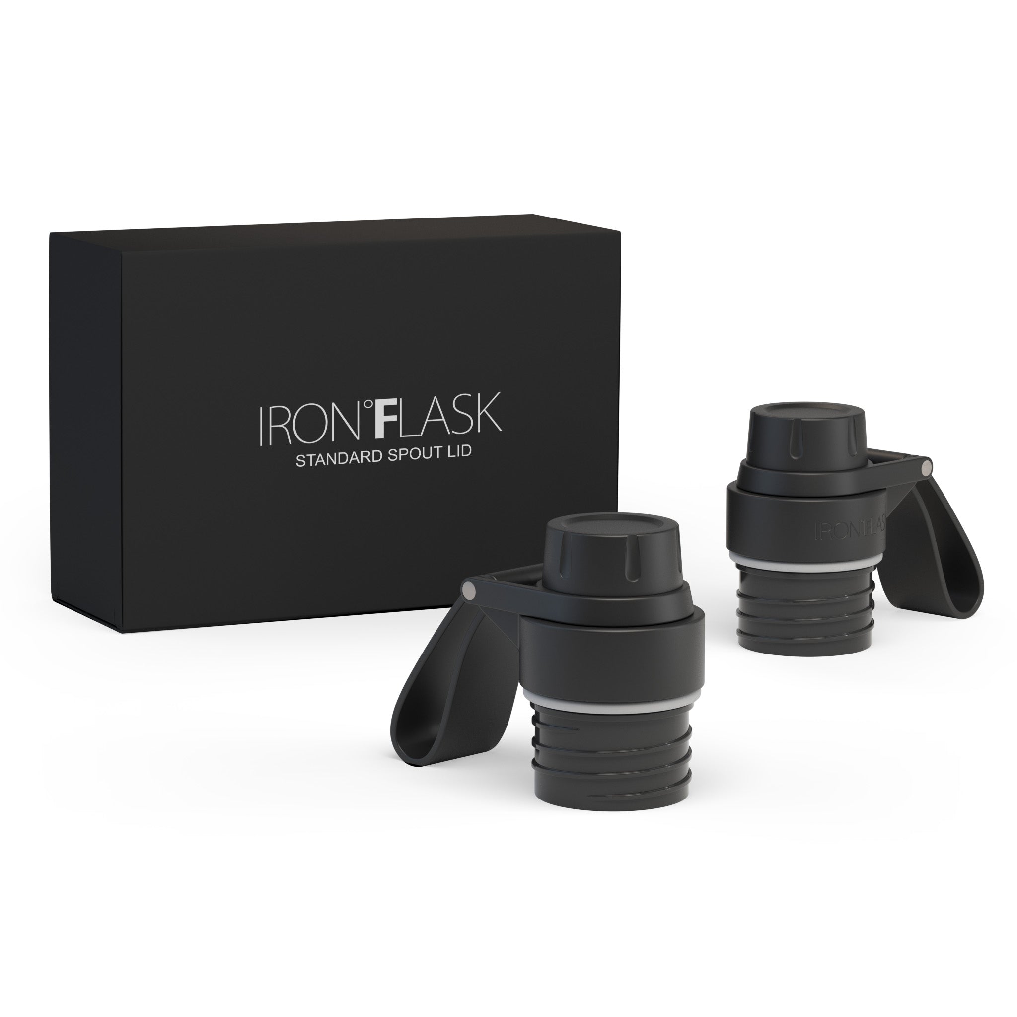 Spout Lid 2.0 Set for Narrow Mouth Water Bottles - Leak-Proof Drinking Accessories for Hiking, Gym & Travel | BPA-Free Sports Water Bottle Replacement Lids