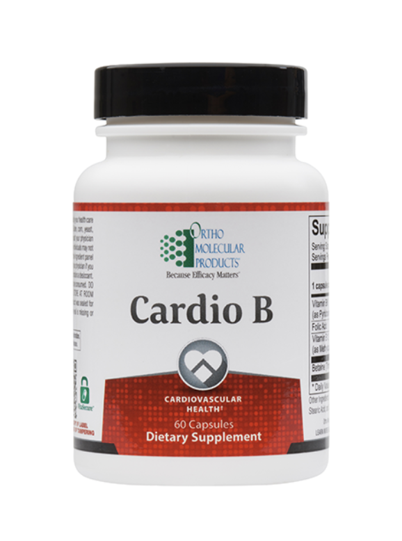 Cardio B 60 Capsules - Heart Health Supplement for Cardiovascular Support | Supports Energy & Circulation for Active Lifestyles
