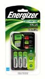 Energizer Rechargeable AA AAA Battery Charger with 4 AA and 4 AAA Batteries - Fast Charging for Cameras, Toys, and Electronics - Value Pack of 9