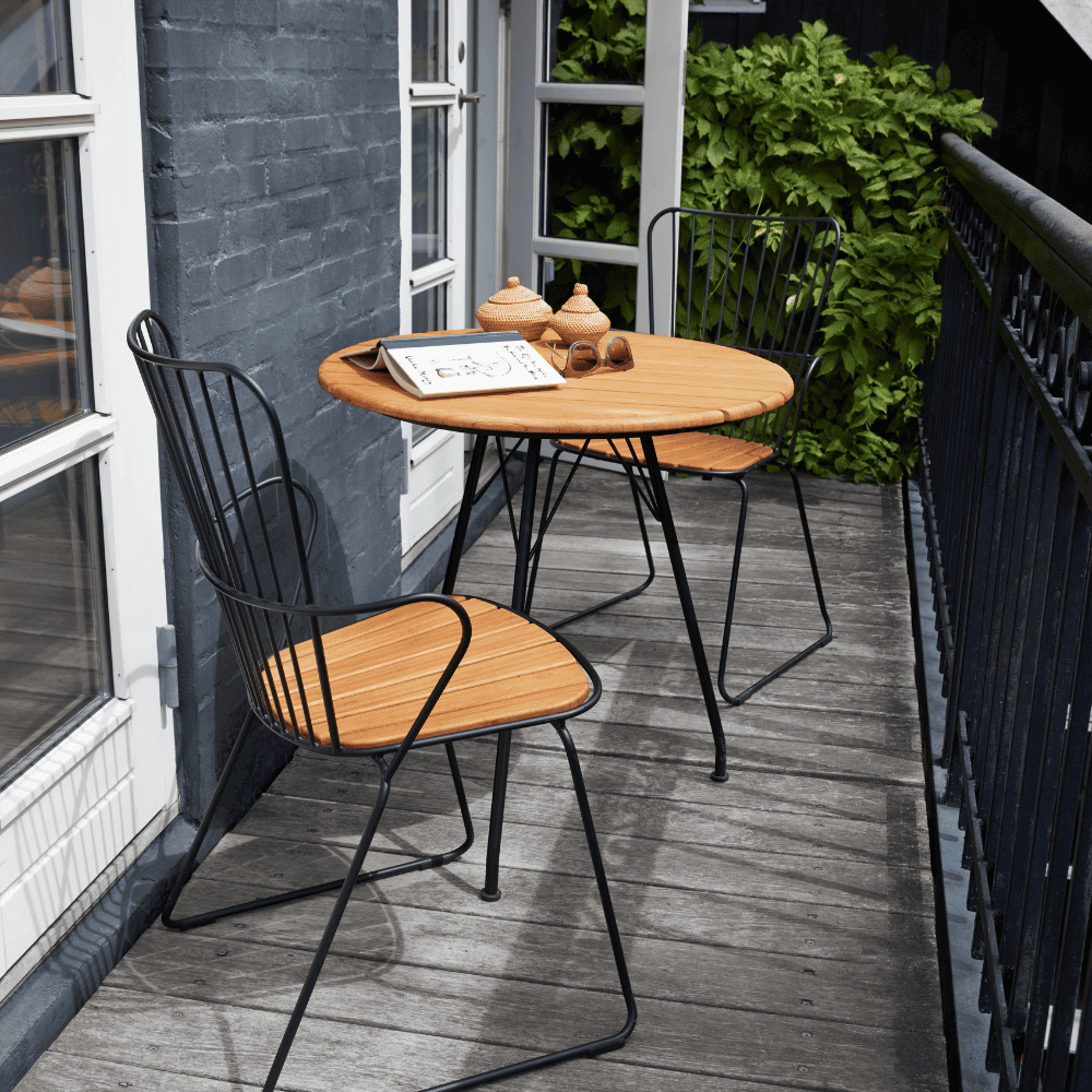 Outdoor Cafe Table - Weather-Resistant Patio Dining Set for Garden, Balcony & Backyard | Perfect for Coffee, Breakfast & Outdoor Entertaining