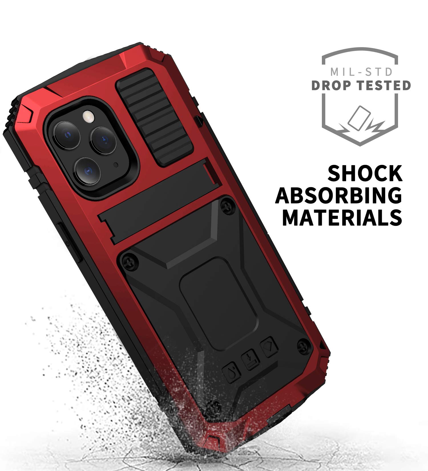 Rugged Metal Case for iPhone 12 Pro Max (6.7