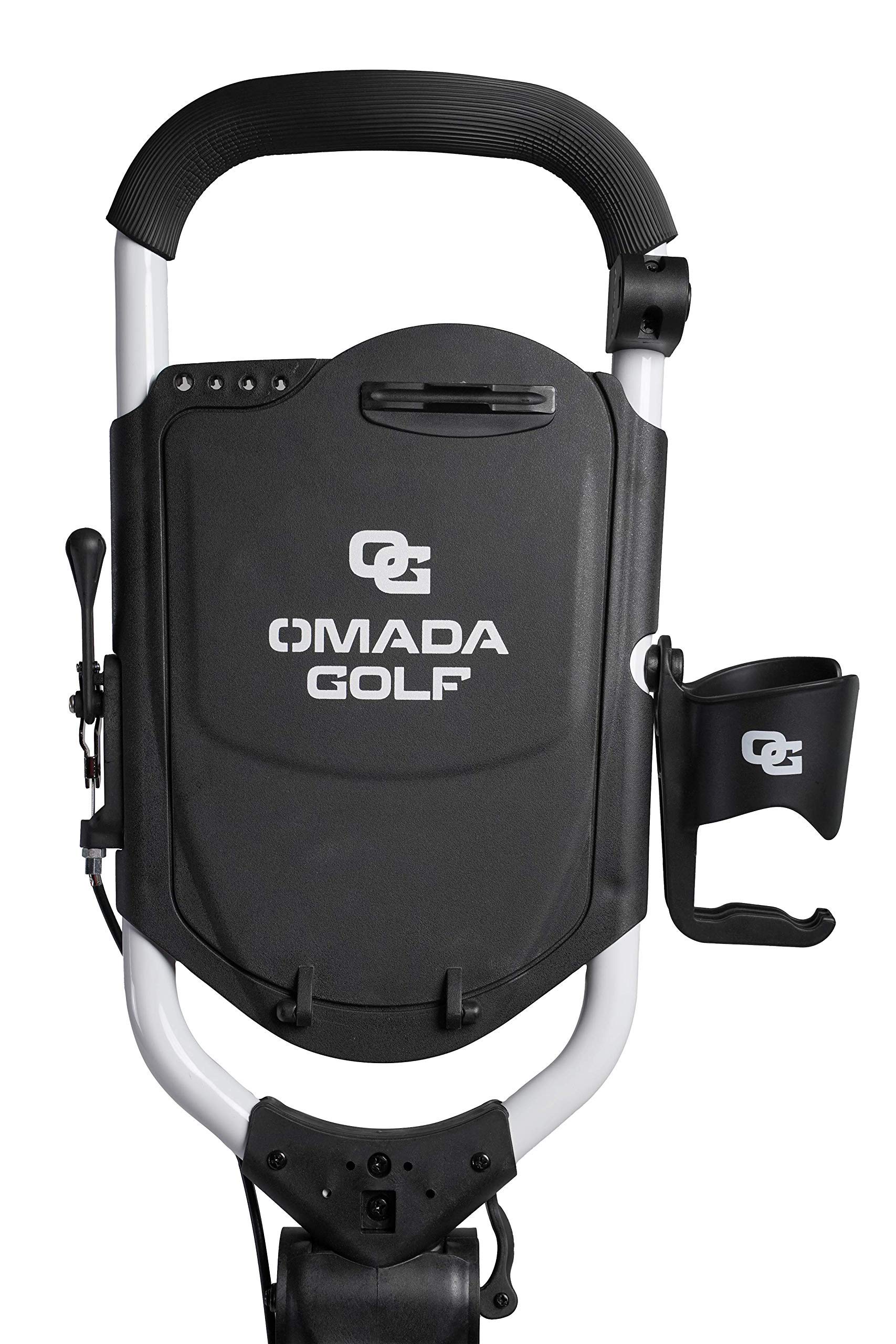 Lightweight Folding Golf Push Cart with Adjustable Golf Bag Stand | Trilite Golf Cart for Easy Transport & Storage | Perfect for Golfers on the Go