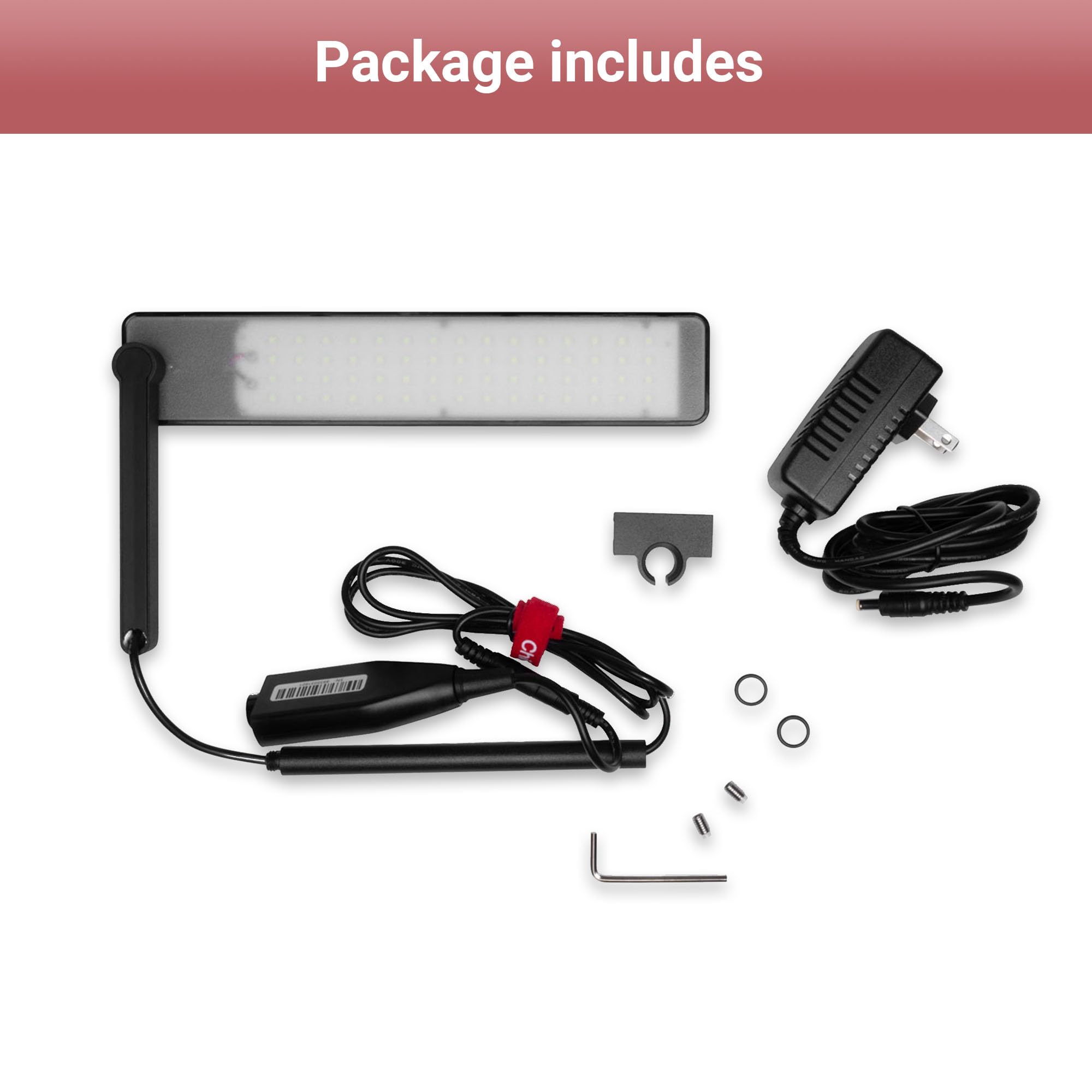 Chihiros CII LED Aquarium Light for Small Fish Tanks - Bluetooth Controlled Nano Aquarium Lighting (240x45x14mm) - Perfect for Freshwater Planted Tanks, Betta Fish & Shrimp Habitats