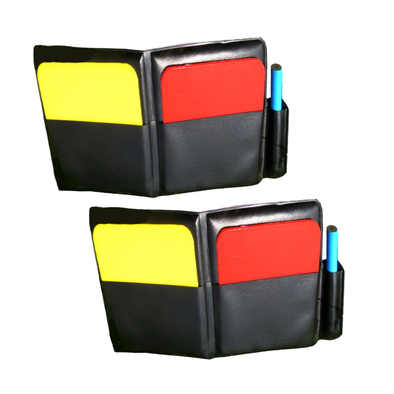 Yardwe Professional Soccer Referee Whistle with Wooden Black Cards - Loud Sports Whistle for Football Referees, Coaches, and Games - Perfect for Soccer Matches, Training, and Officiating