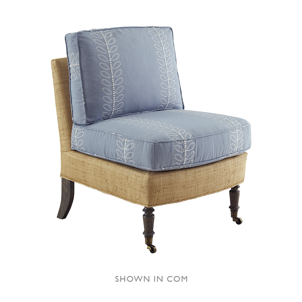 Chatham Chair - Modern Accent Chair for Living Room, Bedroom & Office - Stylish Upholstered Armchair with Wooden Legs - Perfect for Home Decor, Relaxing & Reading