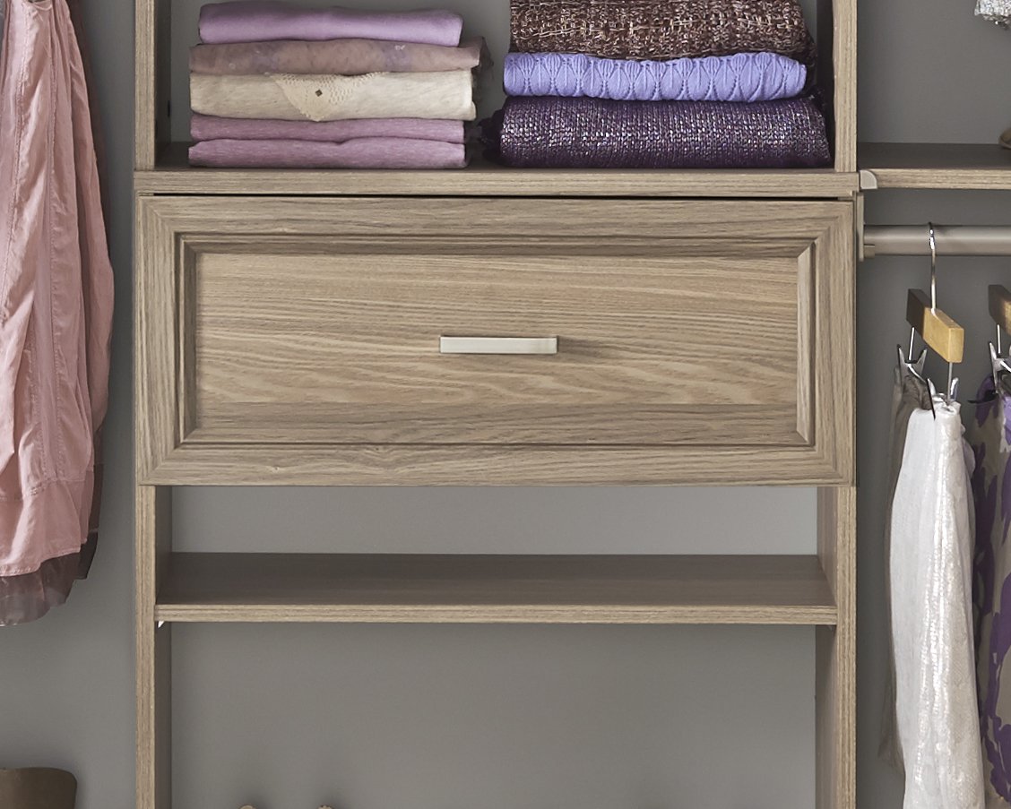 ClosetMaid SuiteSymphony Wood Drawer Add-On - Shaker Style Storage Organizer for Closet & Clothes (25