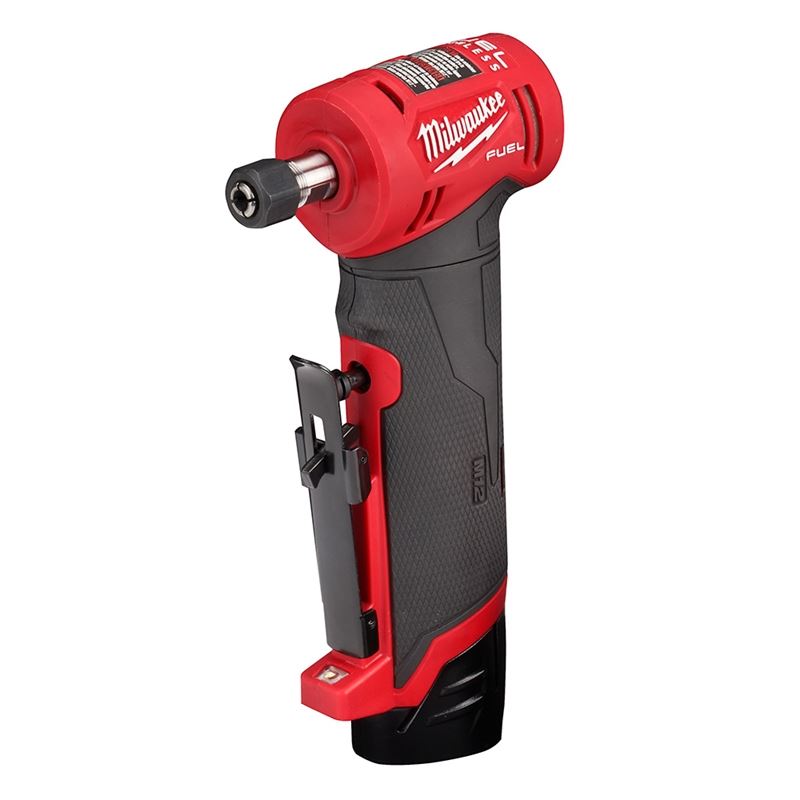 M12 FUEL 12V Brushless Cordless Right Angle Die Grinder Kit (2485-22) - Perfect for Metalworking, Automotive Repair & DIY Projects