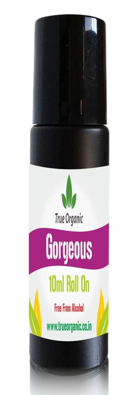 True Organic Natural Body & Fabric Deodorant Roll-On - Aluminum-Free, Long-Lasting Odor Protection for Active Lifestyles & Gym Use