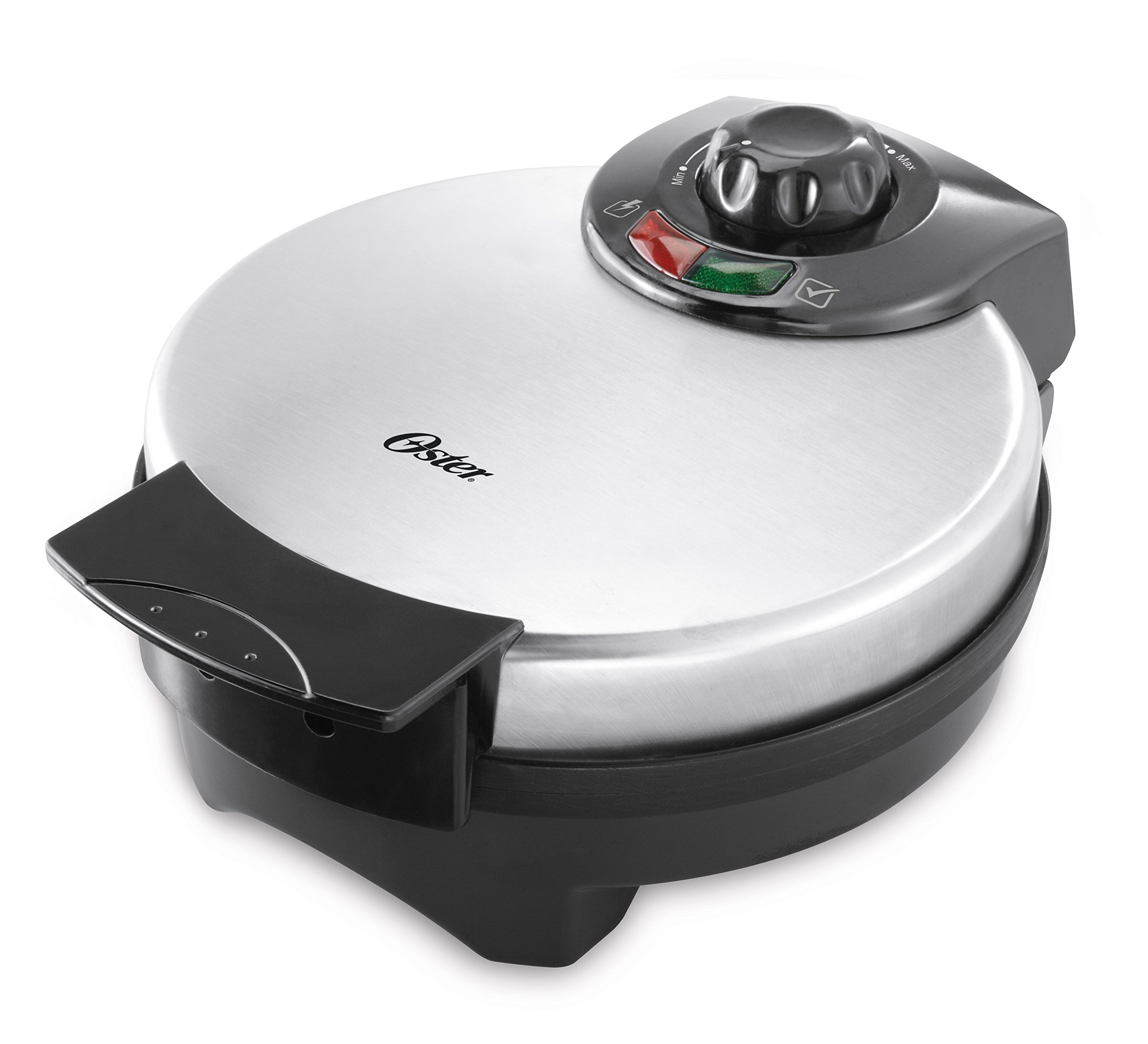 Oster Belgian Waffle Maker - 8 Inch Stainless Steel Waffle Iron for Perfect Homemade Waffles | Breakfast, Brunch & Family Gatherings