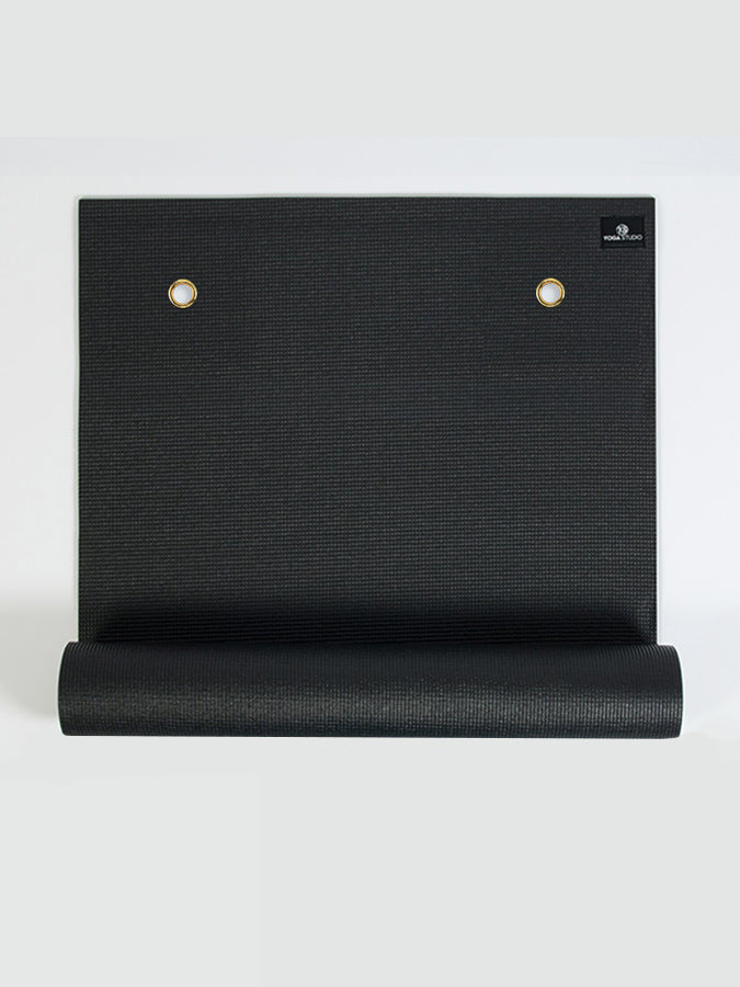 Premium 4.5mm Thick Non-Slip Yoga Mat with Eyelets - Ideal for Hot Yoga, Pilates & Home Workouts - Eco-Friendly & Extra Cushioning
