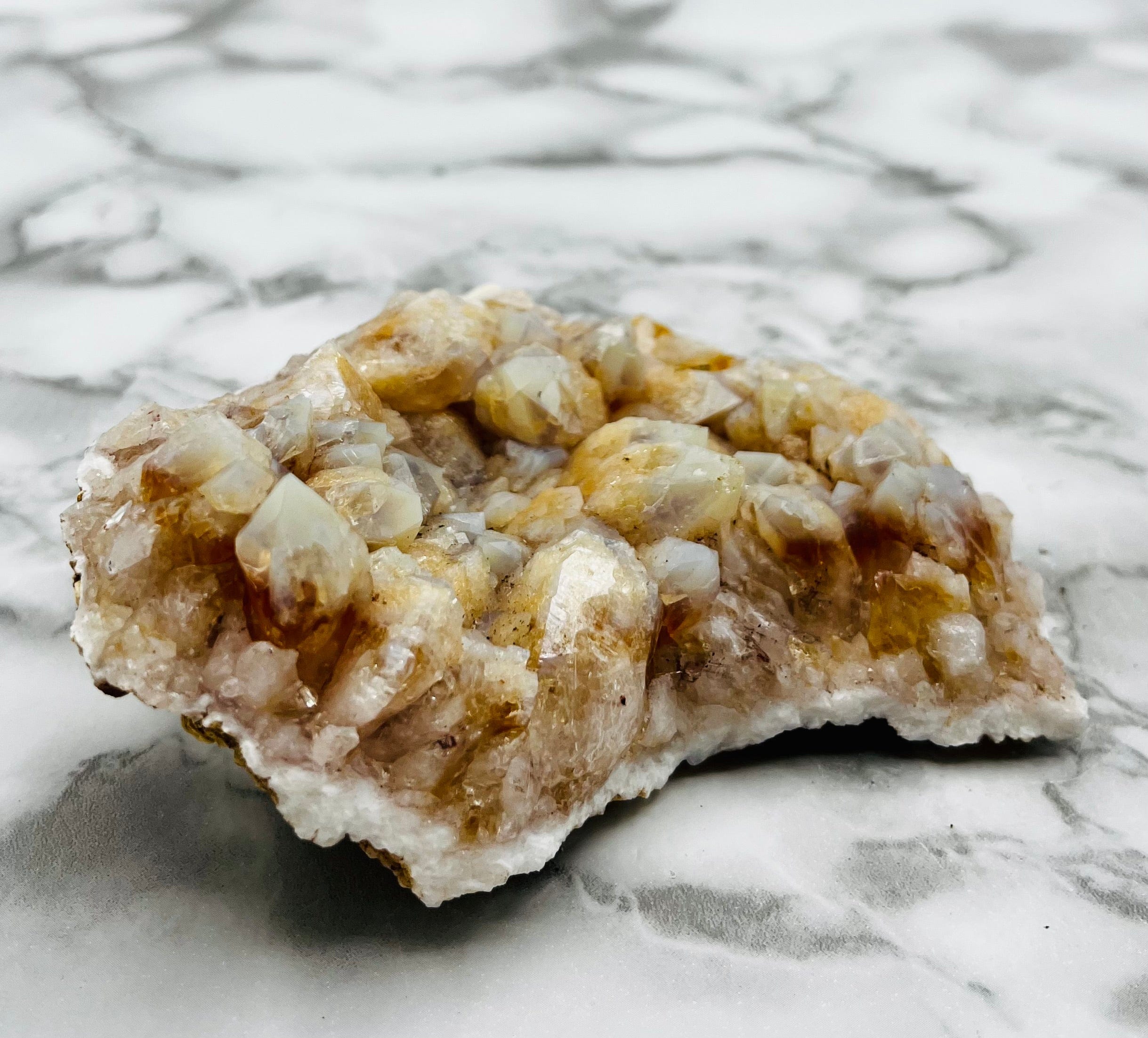 Natural Citrine Crystal Cluster - 29g Raw Citrine Stone for Healing, Meditation & Energy Work | Home Decor, Reiki, Chakra Balancing & Spiritual Gifts