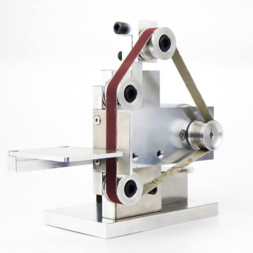 DIY Mini Belt Sander Knife Sharpener - Portable Apex Edge Polishing & Grinding Machine for Knives, Tools, and Metal Work - Perfect for Home Workshops, Crafting, and DIY Projects