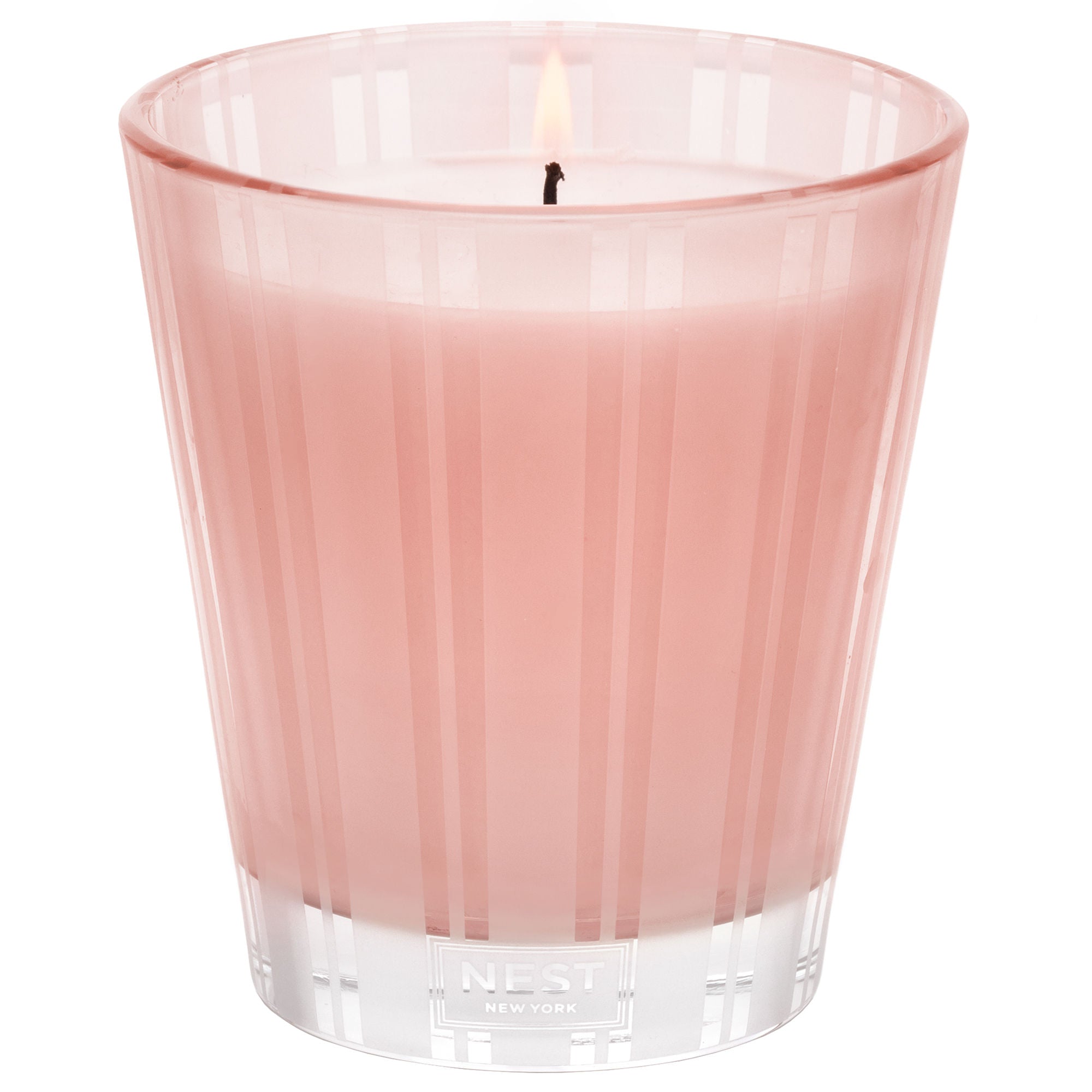 Himalayan Salt & Rosewater Scented Candle - Natural Aromatherapy for Relaxation, Meditation & Home Decor