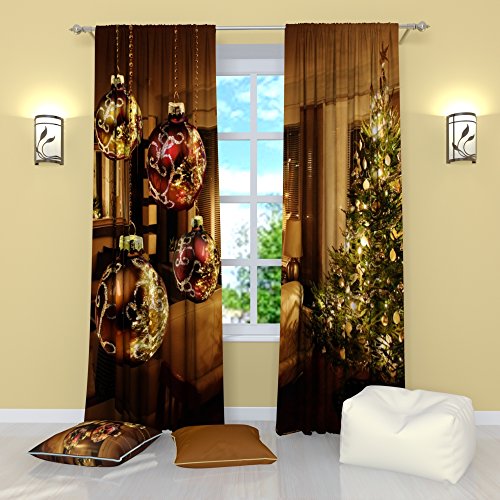 Christmas Curtains 1