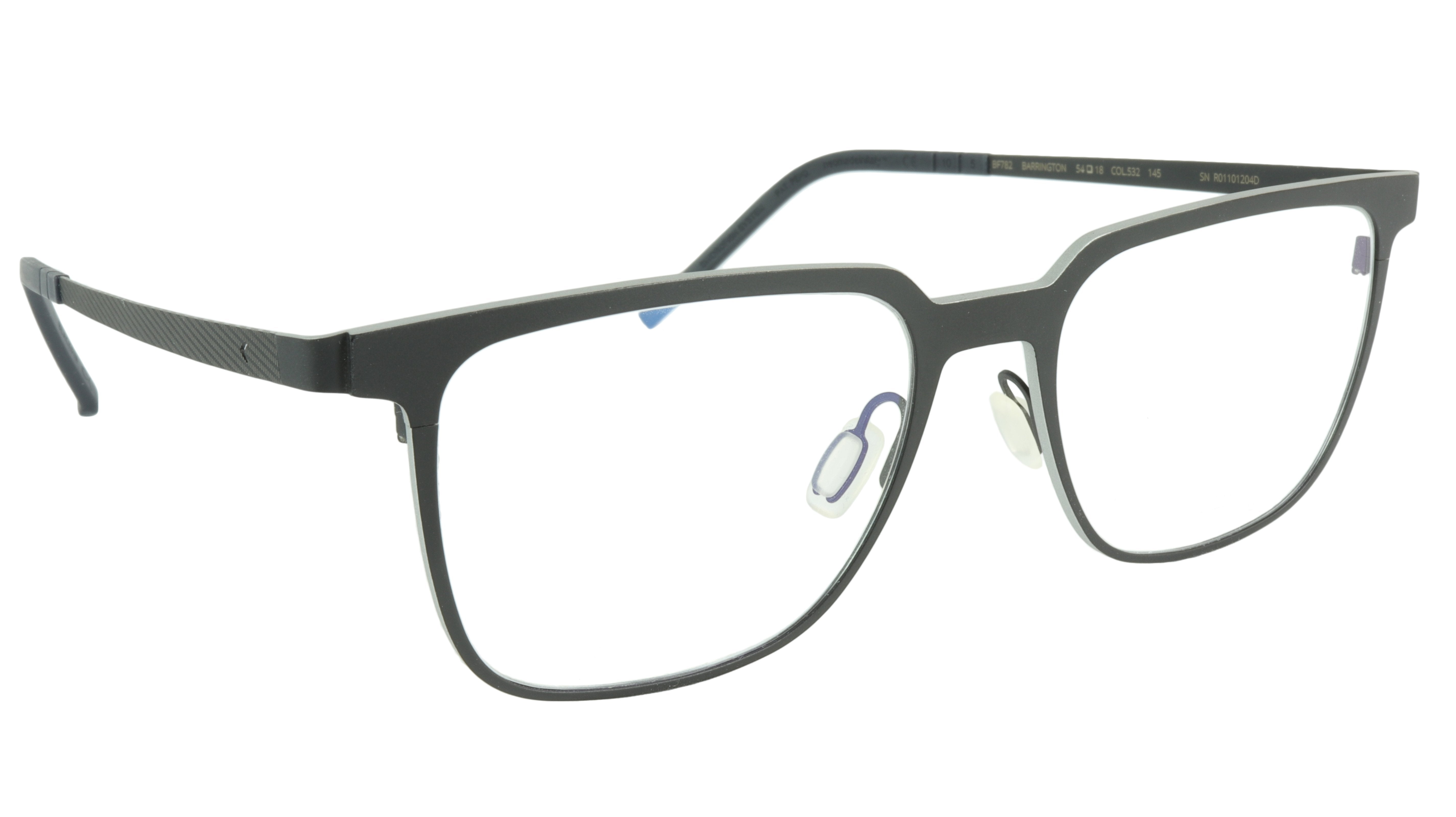 Blackfin Barrington BF782 C532 Beta Titanium Bio-Compatible Eyeglasses Made in Italy - Lightweight & Durable Glasses for Work, Reading & Everyday Wear