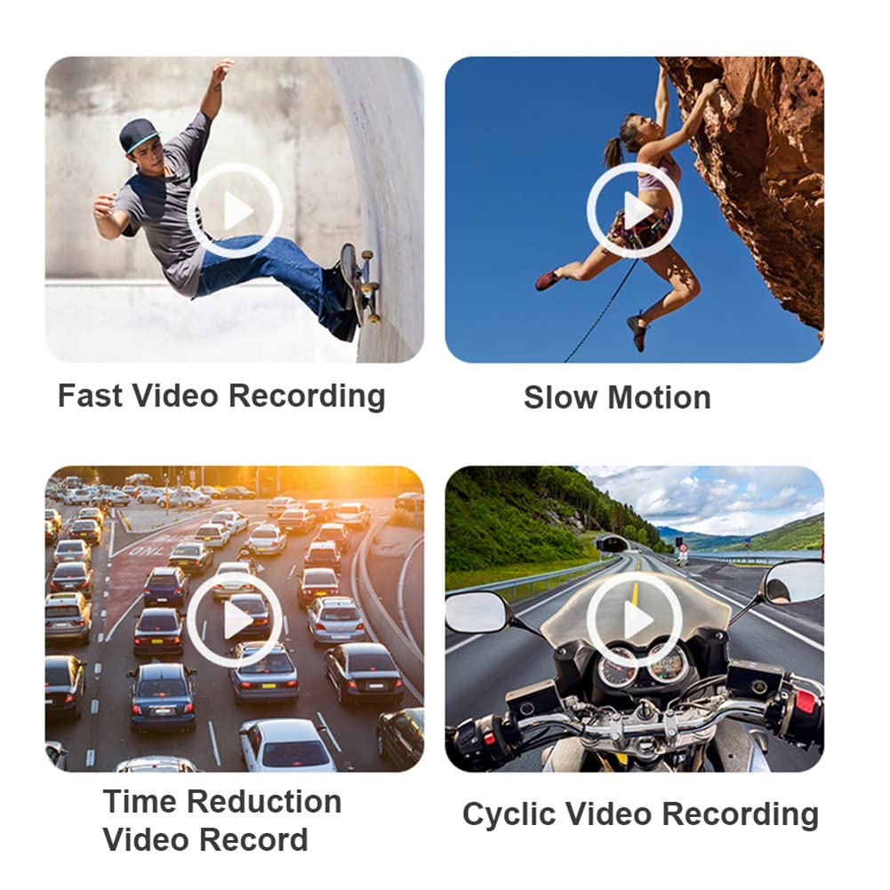 Duontyye 4K 30FPS WiFi Head Mounted Camera - 120° Wide Angle Lens with Anti-Shake & APP Control - Perfect for Vlogging, Sports Recording, and Hands-Free Video Shooting